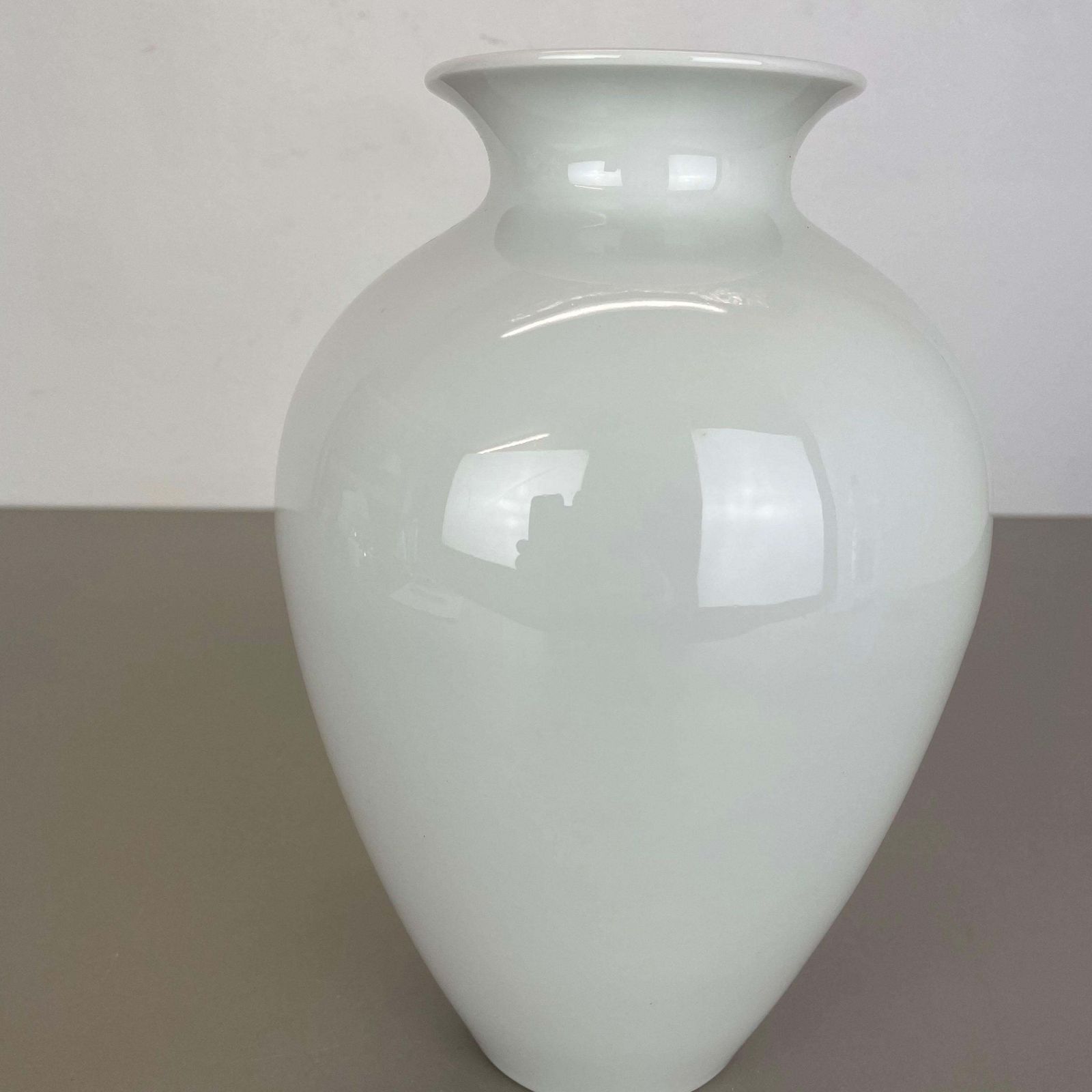 Large Op Art Vase Porcelain German Vase By Fürstenberg Ceramics, Germany, 1970s photo 393.0