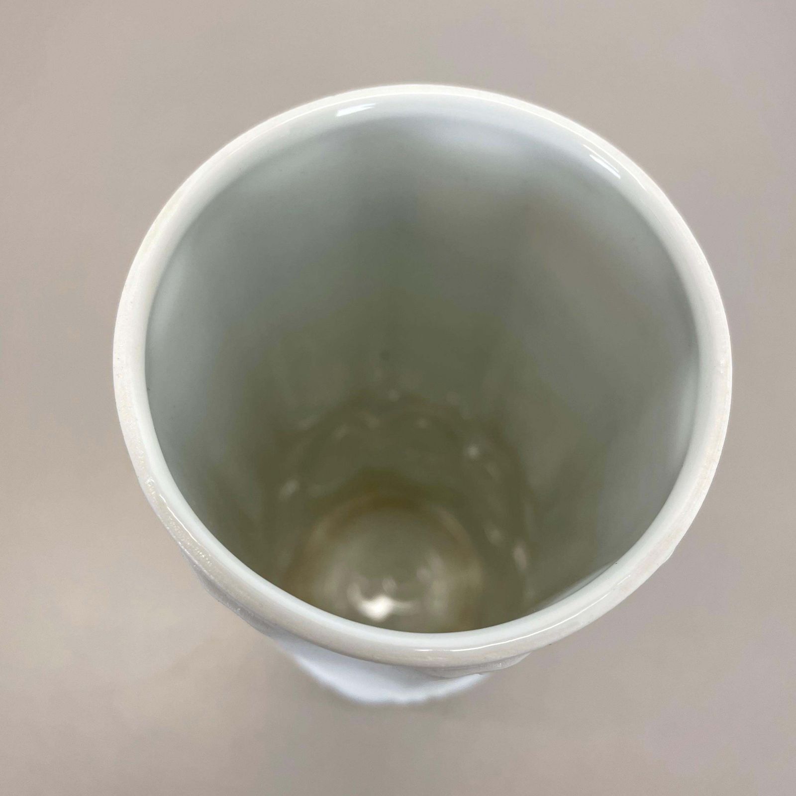 Original Large Porcelain Op Art Vase Made By Royal Bavaria Kpm, Germany, 1970s photo vintage