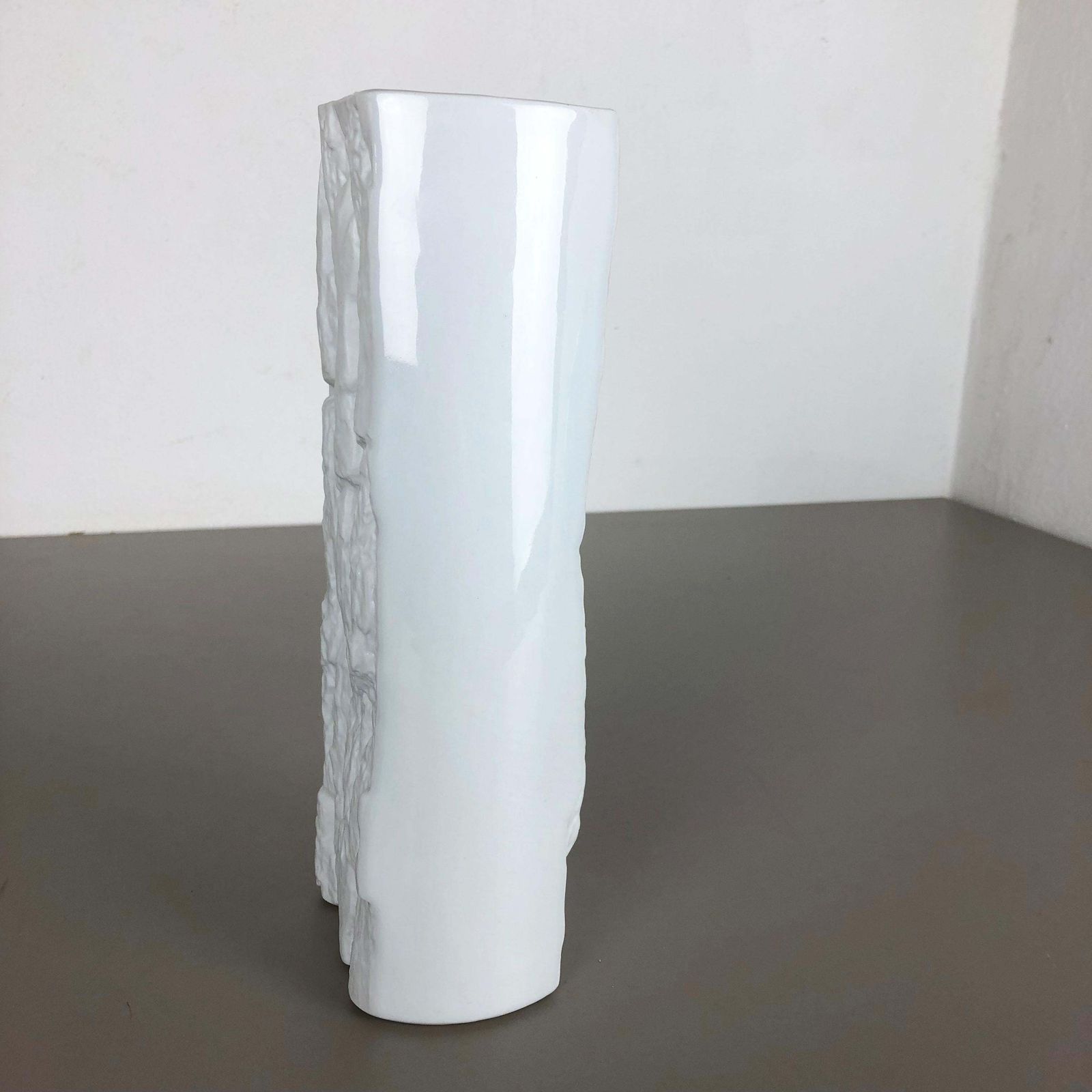 Home Decor Original Large Porcelain Op Art Vase Made By Bareuther, Bavaria, Germany, 1970s photo