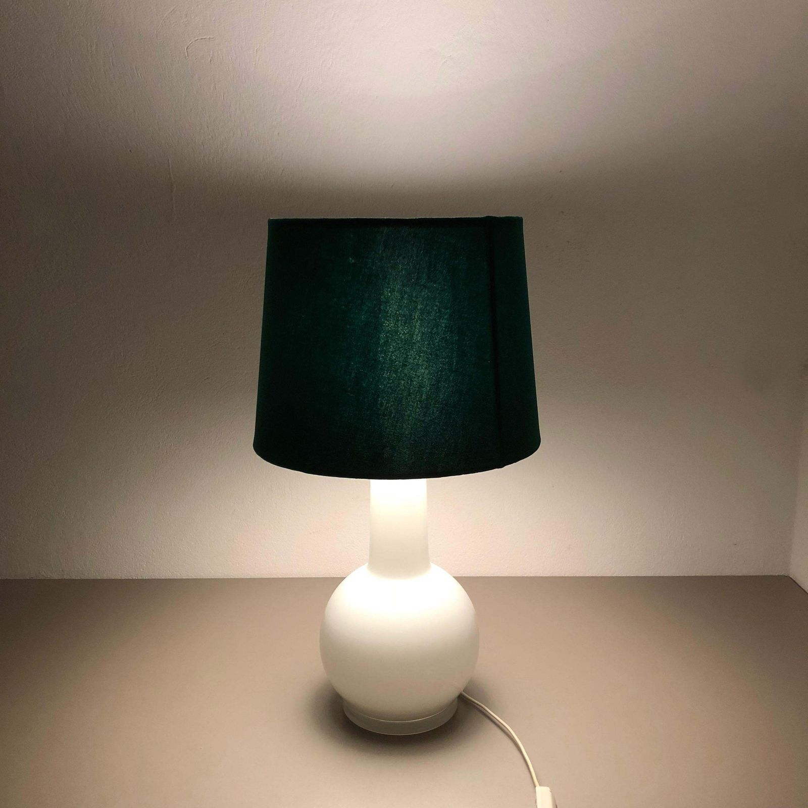 photo vintage Glass Table Light By Uno & östen Kristiansson For Luxus Vittsjö, Sweden, 1970s