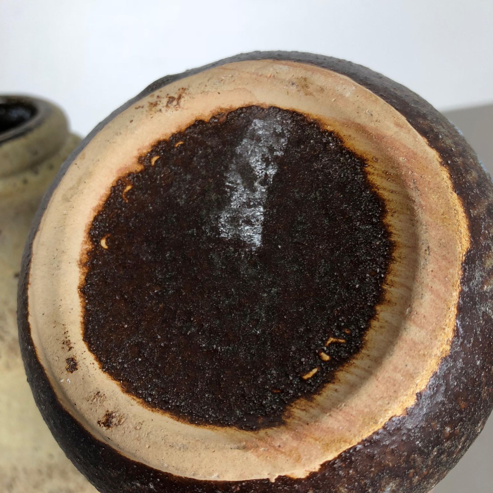 photo buy Set Of Two Pottery Fat Lava Vases "206 26" Made By Scheurich, Germany, 1970s