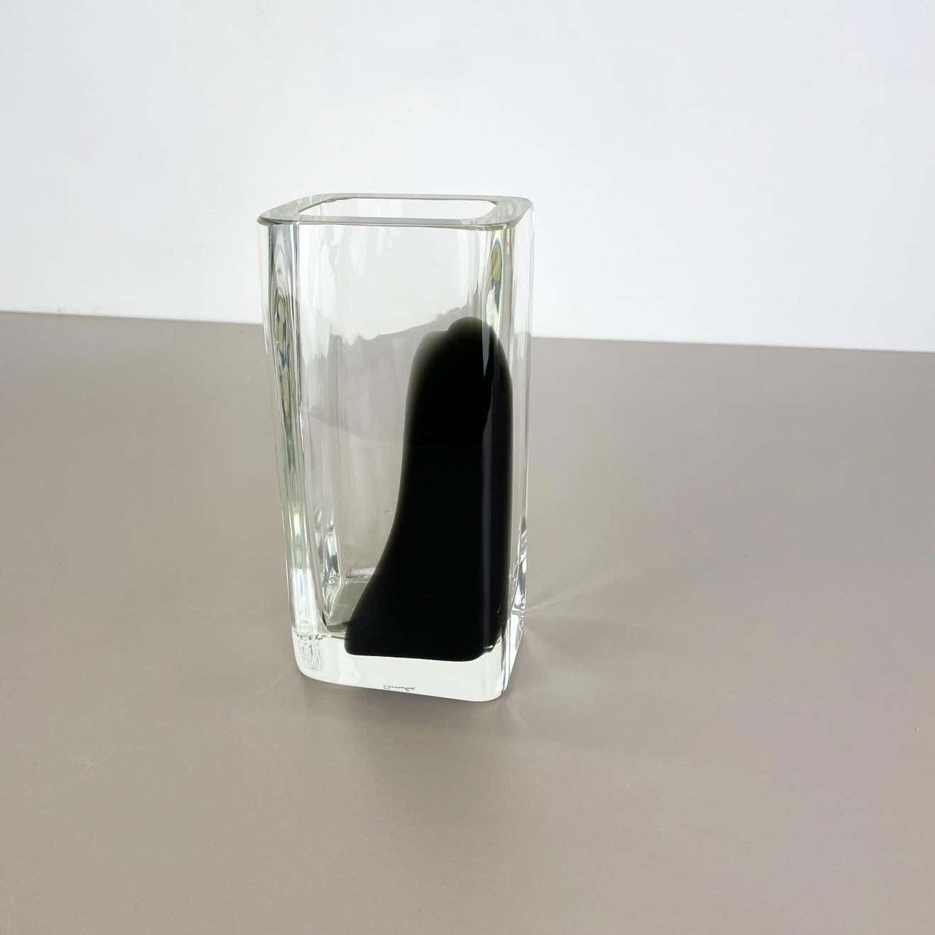New Old Stock Large 3.2kg Murano Glass Vase Antonio Da Ros Cenedese 1970, No.2 photo for sale