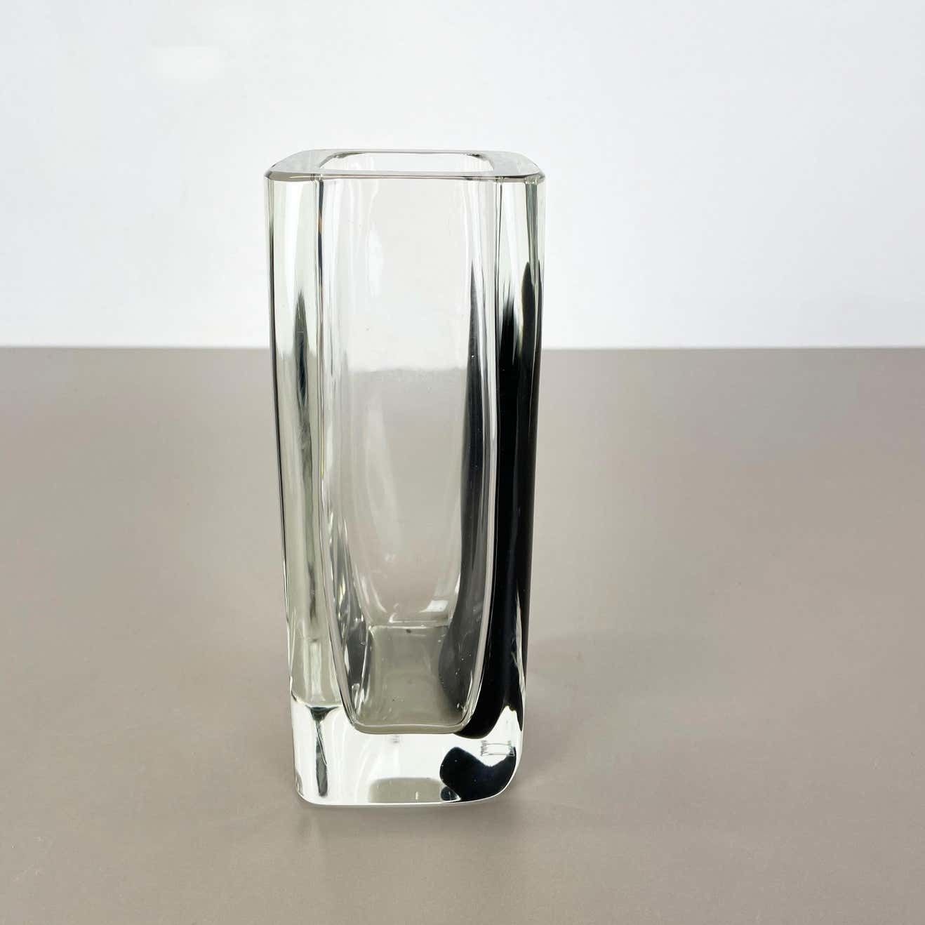 Home Decor New Old Stock Large 3.2kg Murano Glass Vase Antonio Da Ros Cenedese 1970, No.2 photo