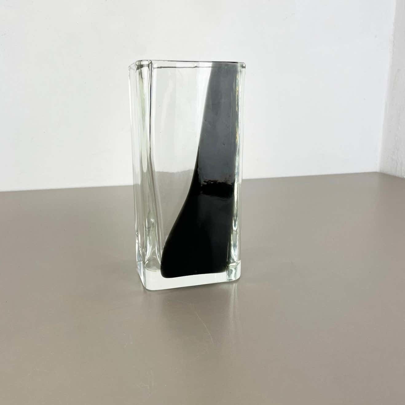 New Old Stock Large 3.1kg Murano Glass Vase Antonio Da Ros Cenedese 1970, No.1 photo furniture