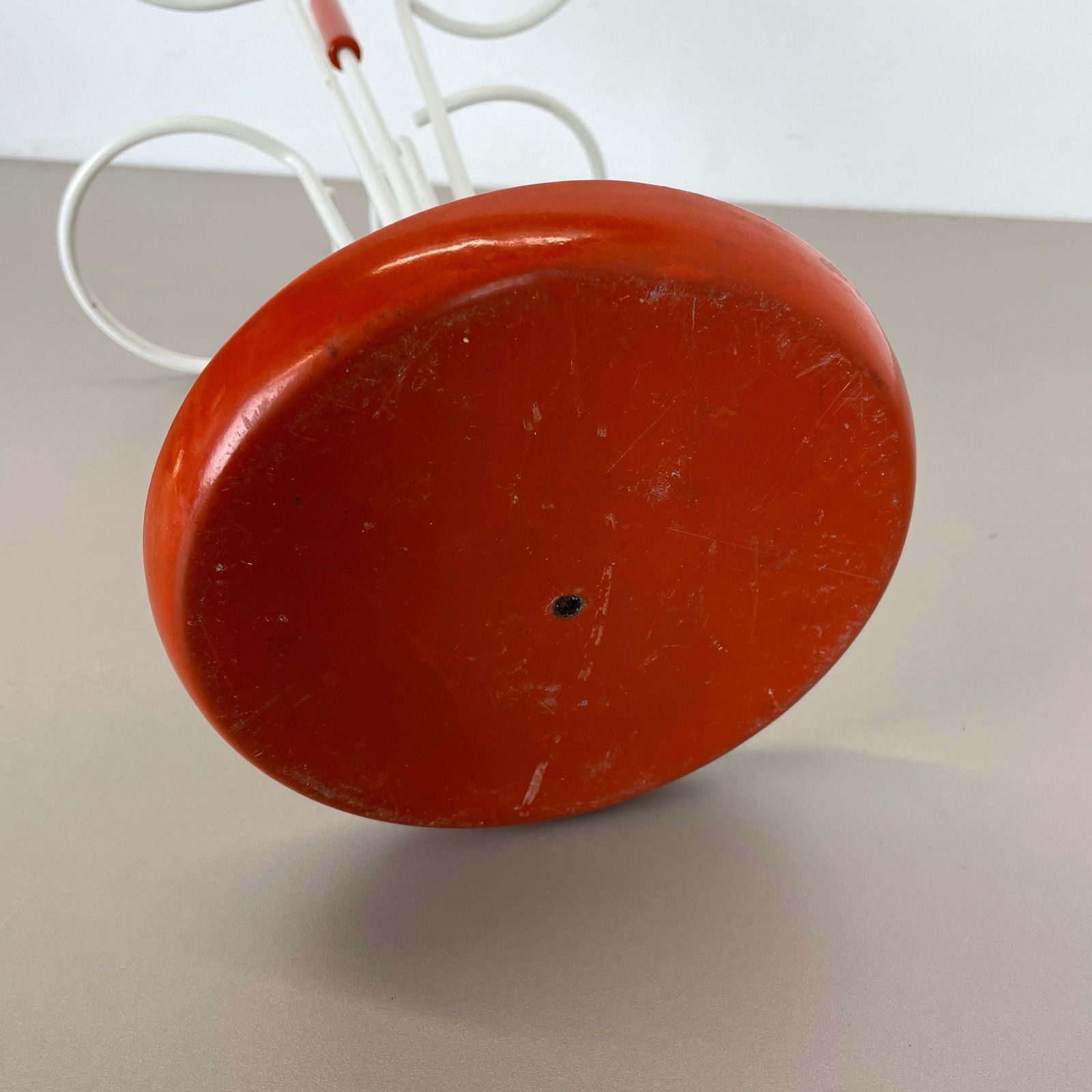 569.0 Original Minimalist Matégot Style Metal Pop Art Umbrella Stand, Germany, 1960s photo