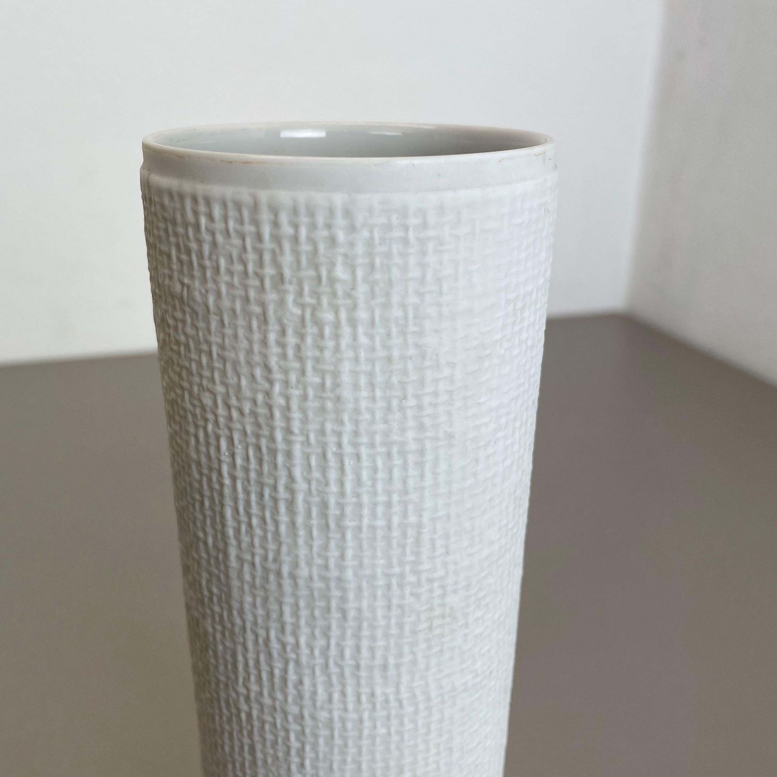 photo furniture 1970s Op Art Vase Porcelain Vase By Heinrich Fuchs For Hutschenreuther, Germany