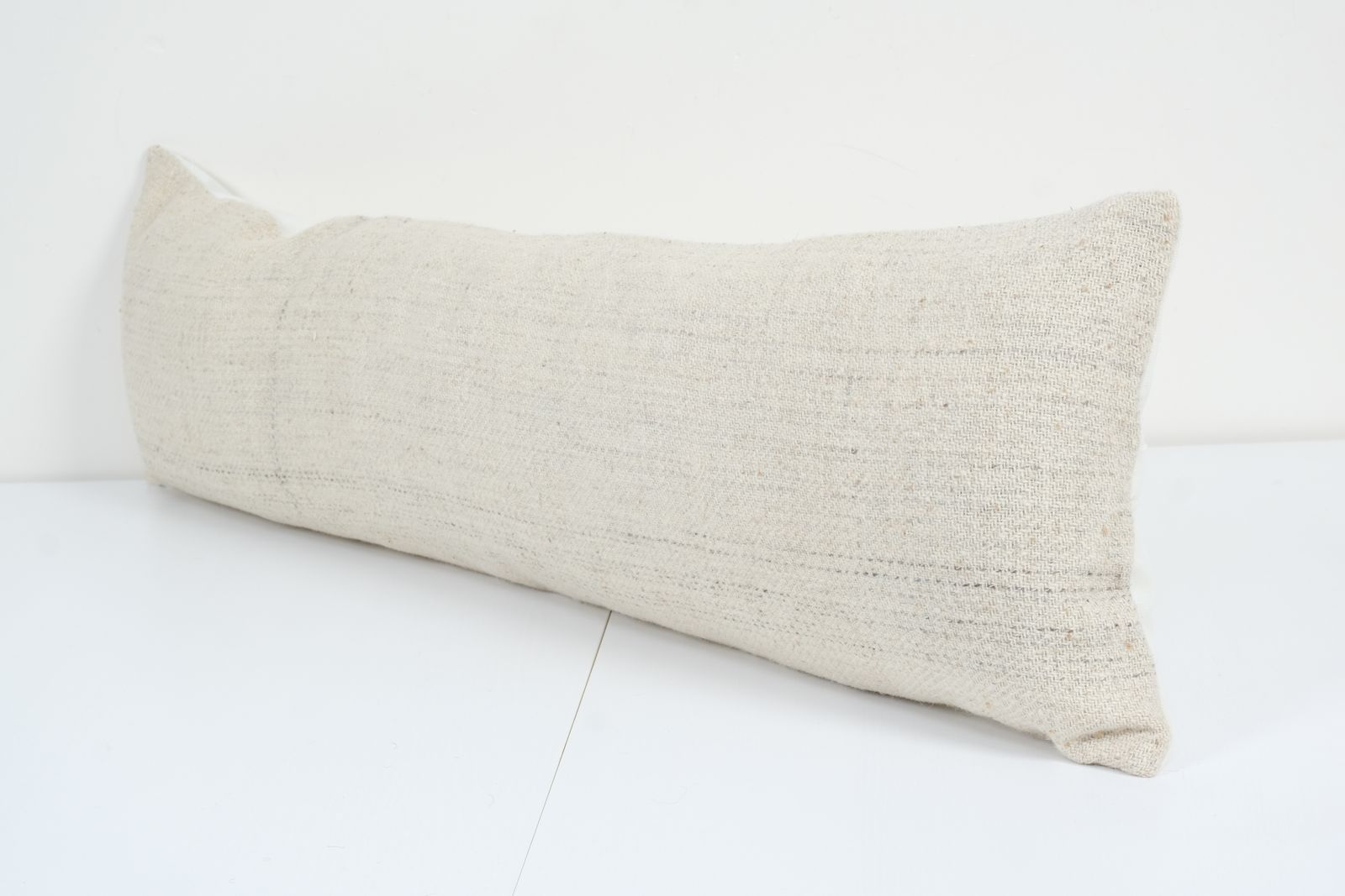 Kilim Pillow From Central Anatolia, Mid 20th Century   Organic Bedding Kilim Cushion Cover 30x60 Cm photo for sale