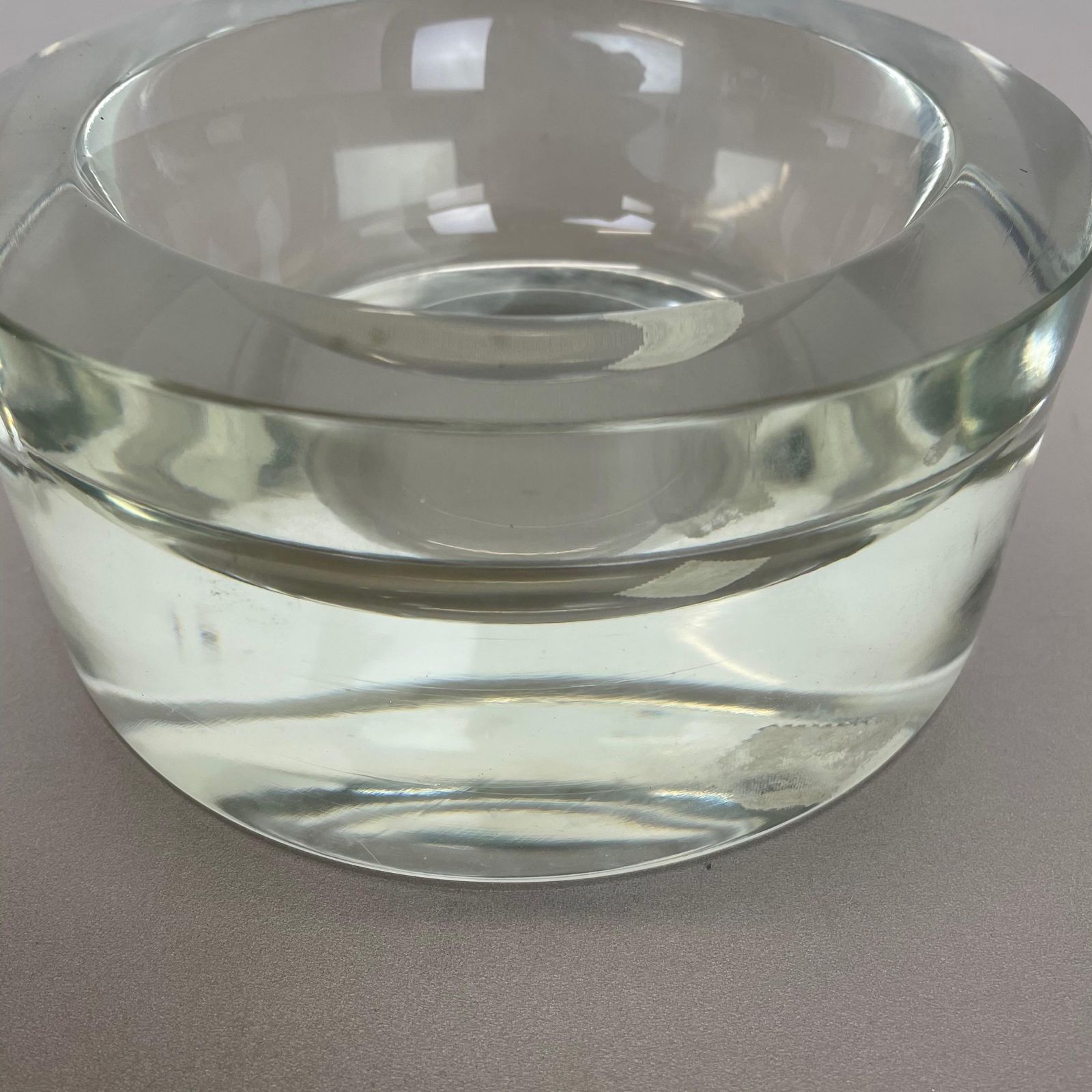 1927.0 New Old Stock 2,6kg Lucid Bowl Murano Glass Seguso Vetri D'arte, Italy, 1970 No1 photo