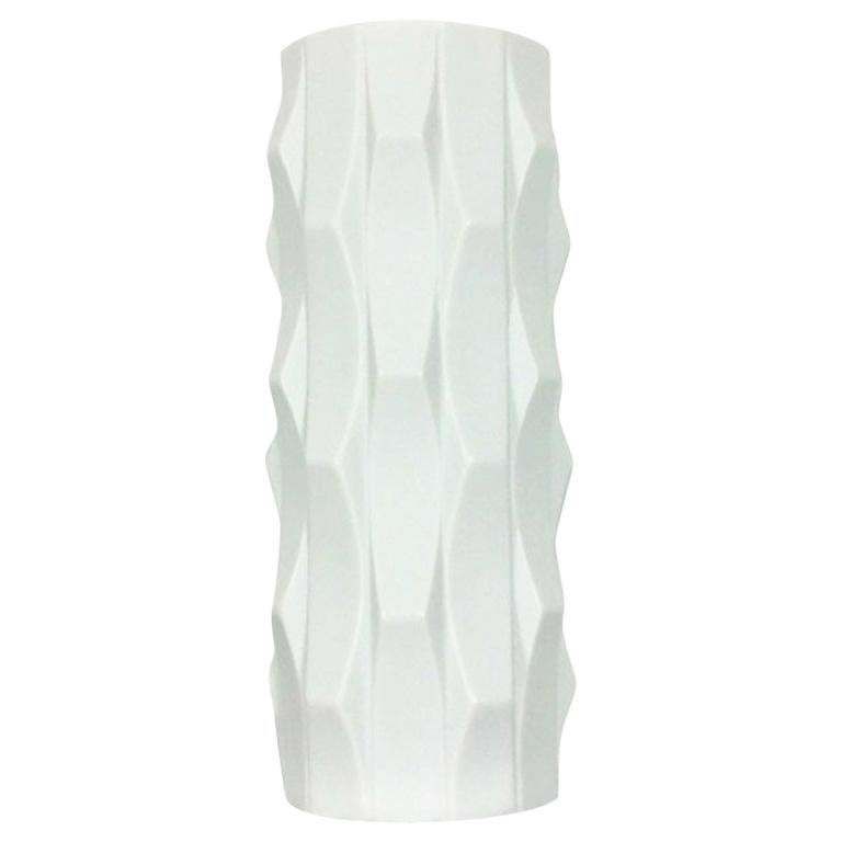 1970s Op Art Vase Porcelain Vase By Heinrich Fuchs For Hutschenreuther, Germany photo furniture