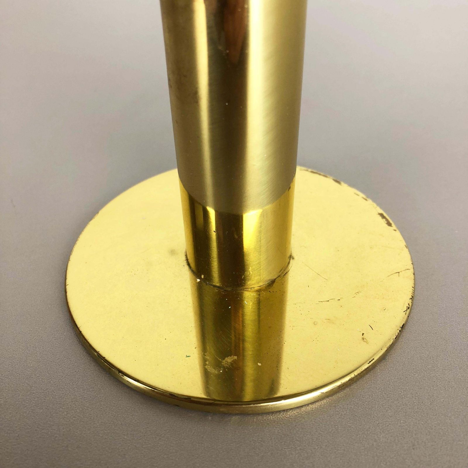 1960s Brass And Glass "Claudia" Candleholder Made By Hans Agne Jakobsson, Sweden photo Home Decor