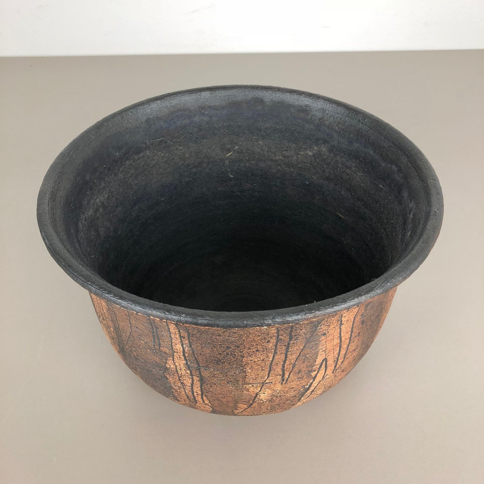 Extra Large Planter Pot Ceramic Studio Pottery Vase By Gerhard Liebenthron, 1986 photo Home Decor
