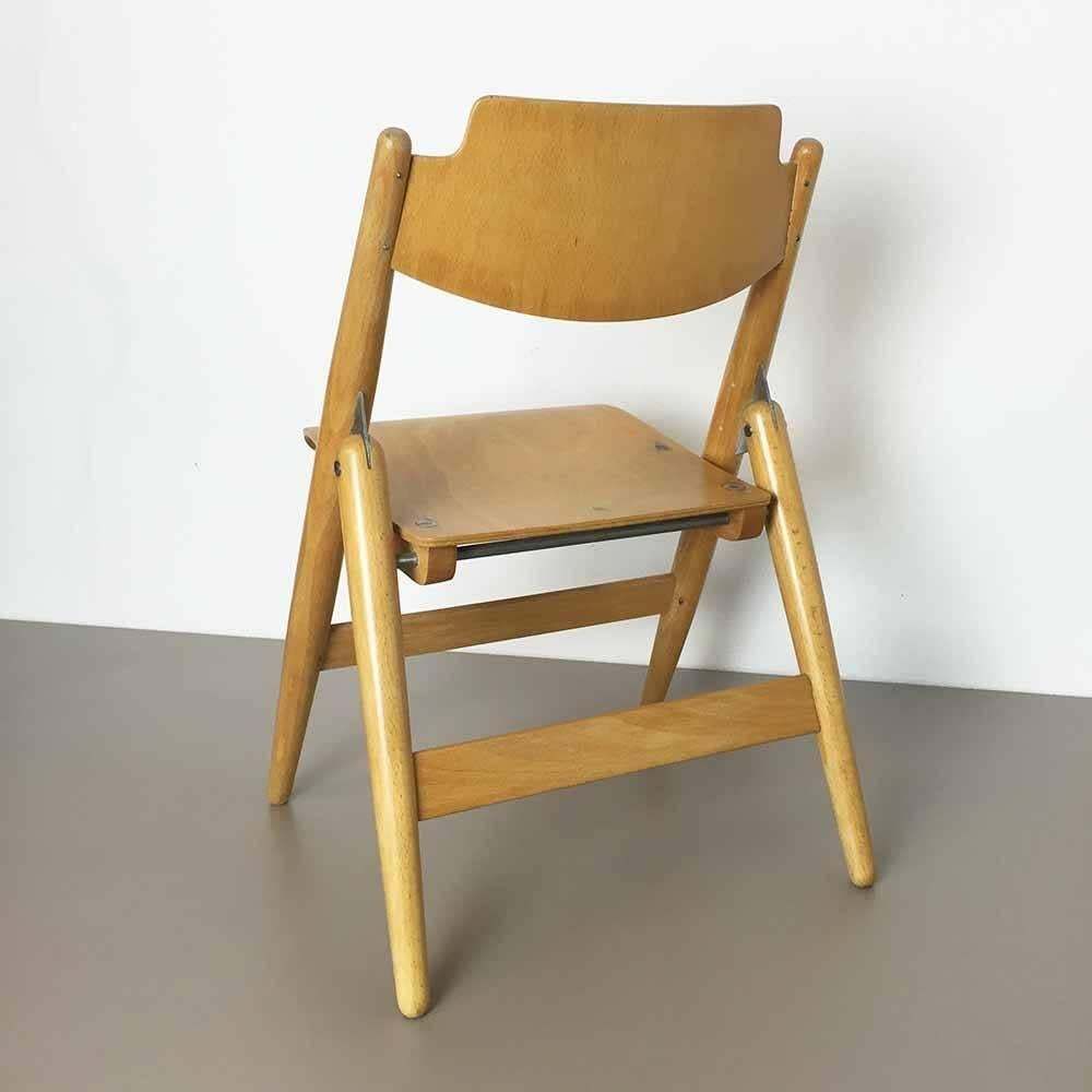 Wooden Se18 Children's Chair By Egon Eiermann For Wilde & Spieth, Germany 1950s photo 1576.0