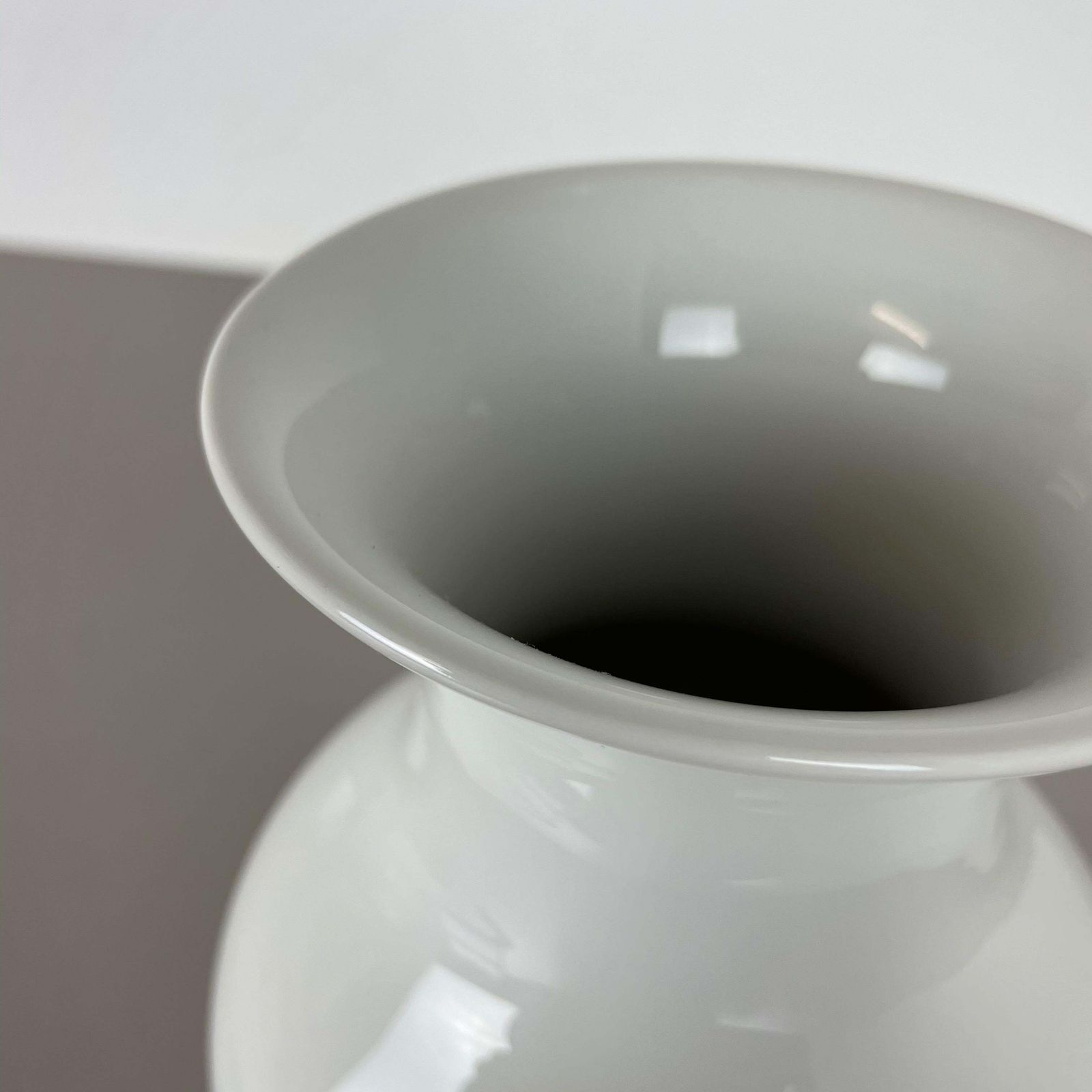 Home Decor Small Op Art Vase Porcelain German Vase By Kpm Berlin Ceramics Germany 1960 photo