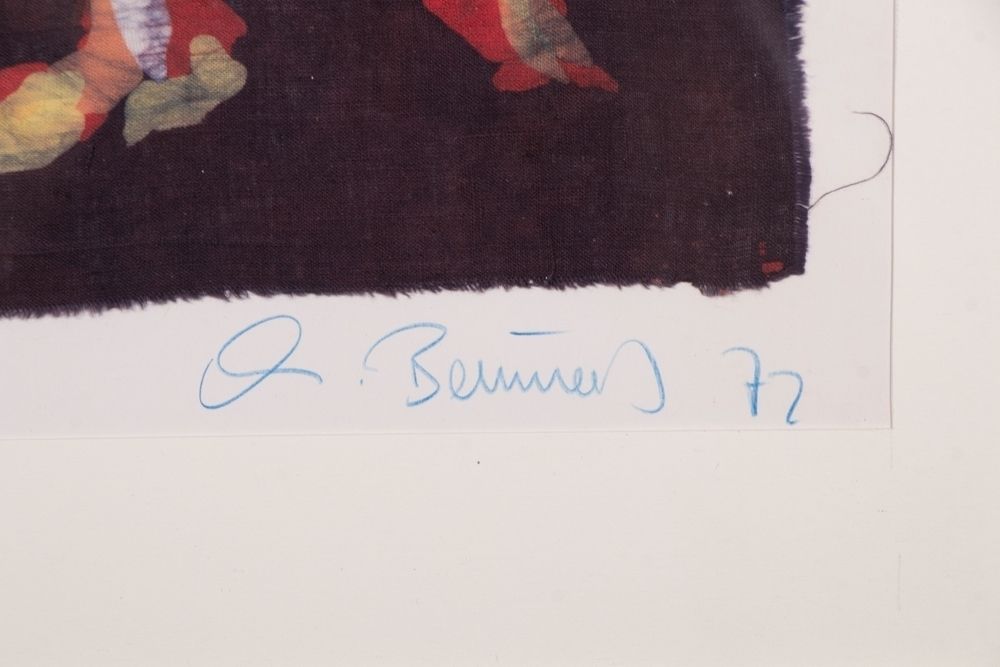 Cotton Batik Artwork C.1970, 1970s photo furniture