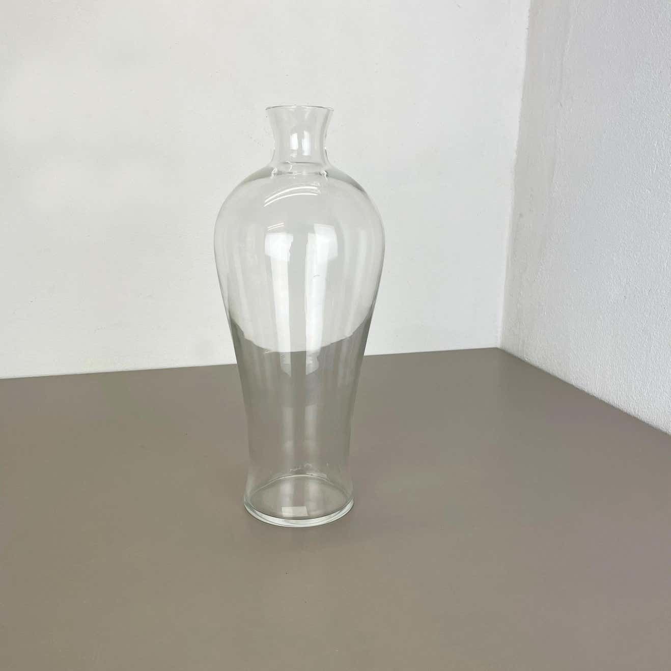 Extra Large 1.9kg Lucid Vase Murano Vetri Glass Seguso Vetri D'arte, Italy, 1970