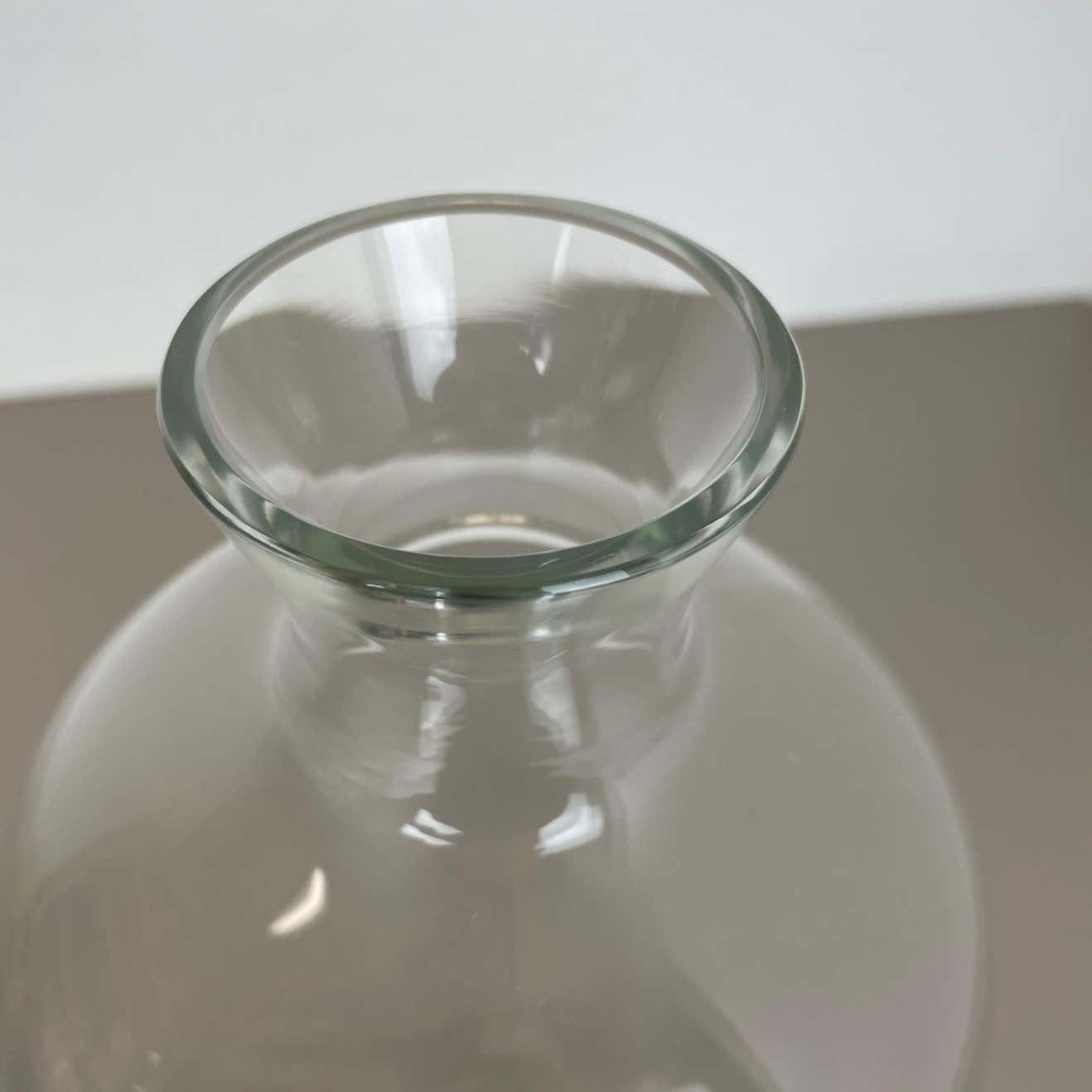 Extra Large 1.9kg Lucid Vase Murano Vetri Glass Seguso Vetri D'arte, Italy, 1970 photo vintage