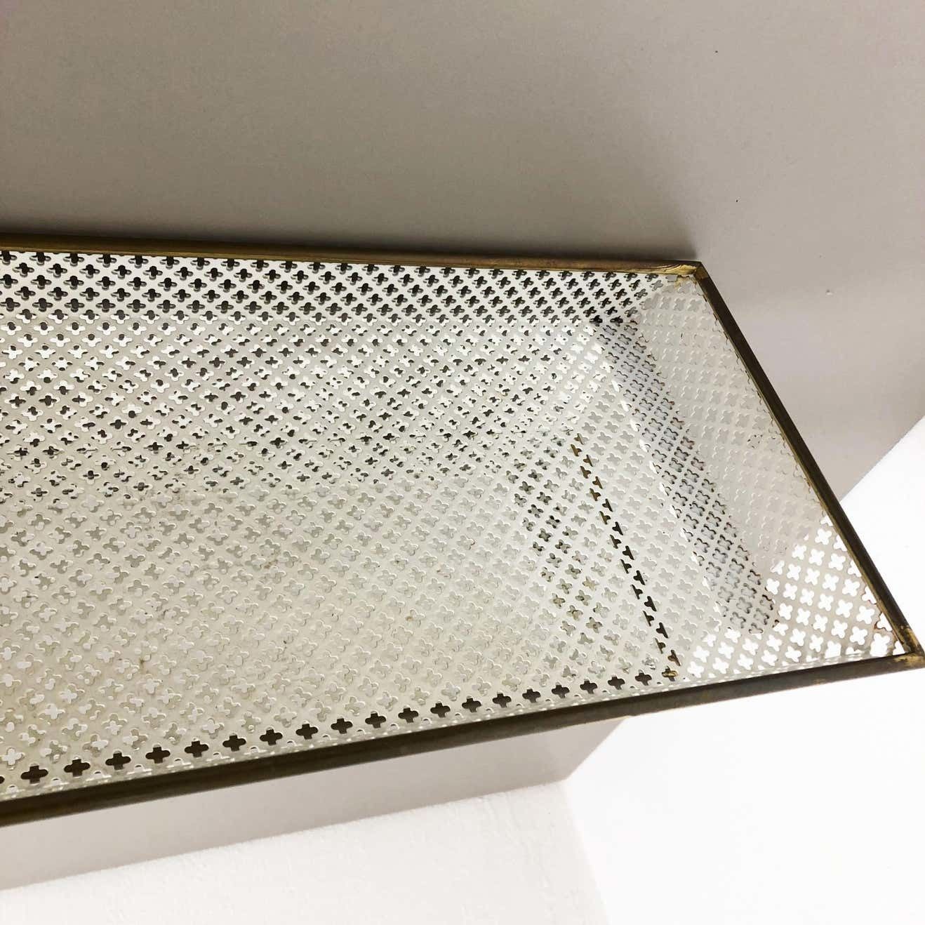1960s French Matégot Style Brass Wall Board "Rigituelle", Mid Century Modern photo 1223.0