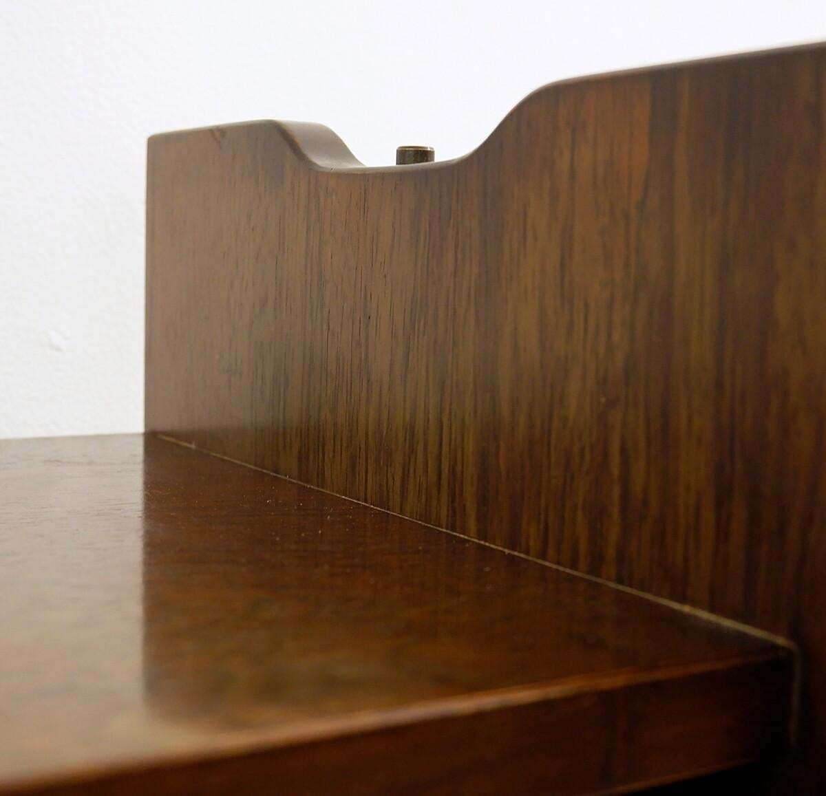 Mid Century Modern Wooden Secretary Desk , Italy, 1970s photo 1521.0
