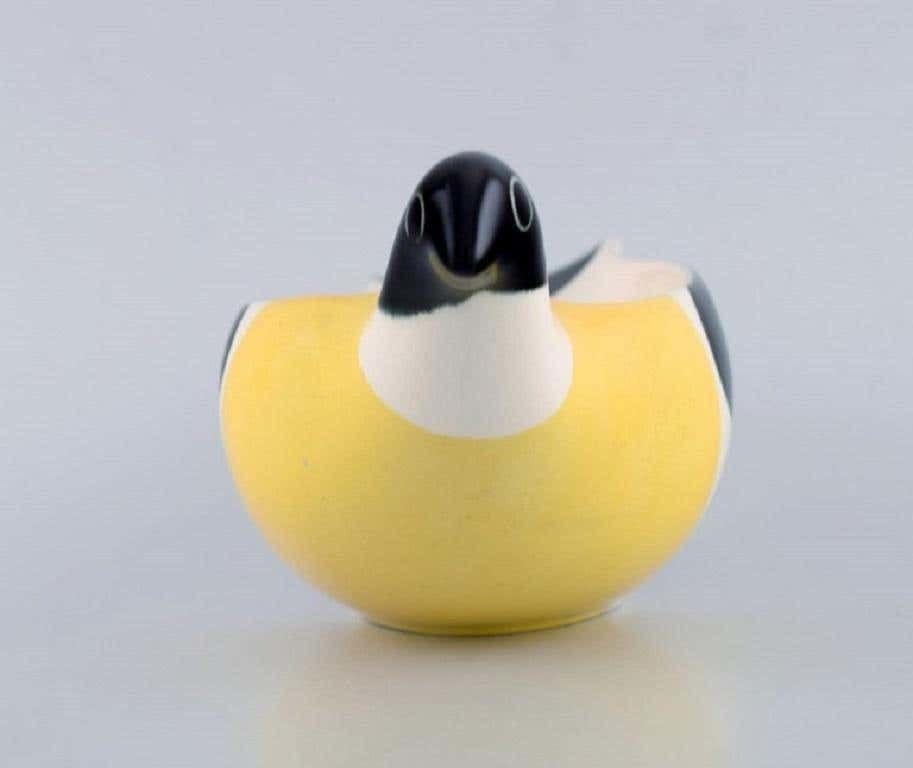 Nils Thorsson For Aluminia, Large Columbine Bowl In Hand Painted Glazed Faience photo vinterior
