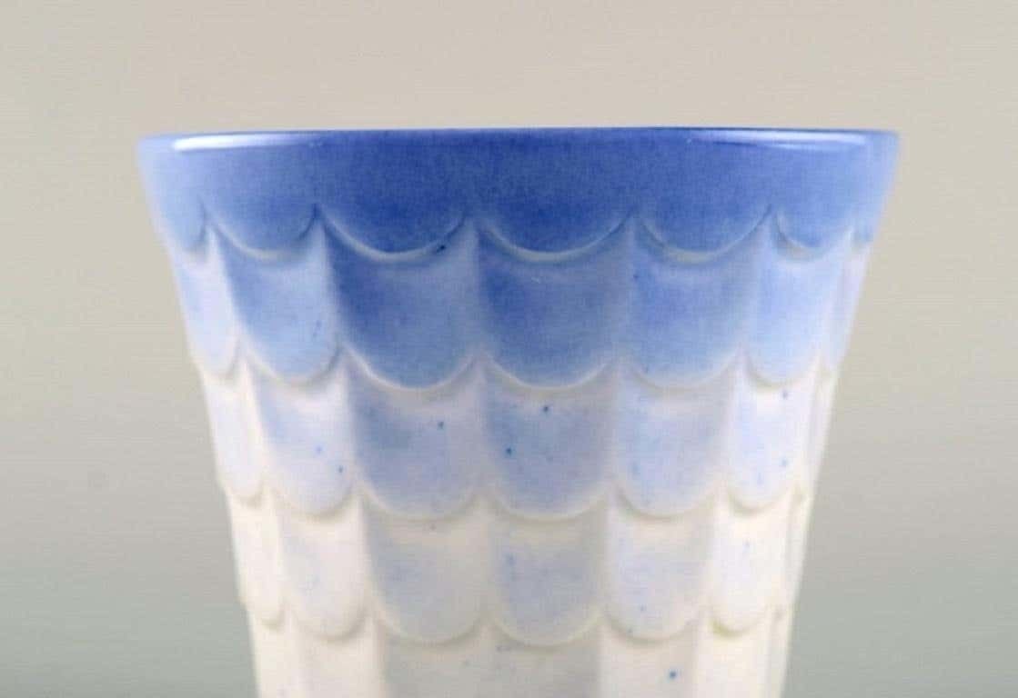 Wilhelm Kåge For Gustavsberg, Six Flower Pot Covers In Porcelain, Swedish Design photo Home Decor
