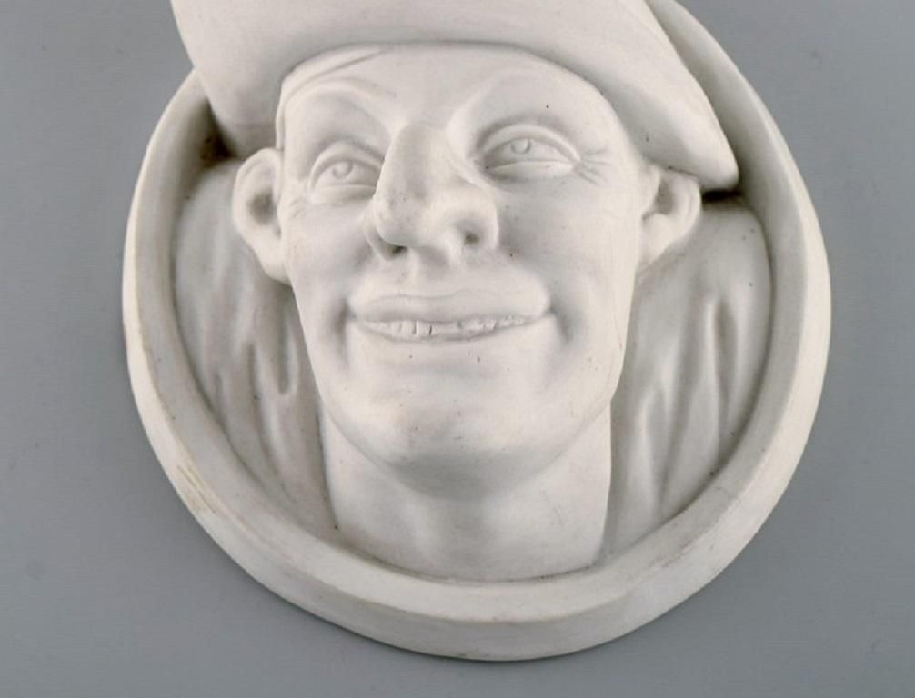 Christian Joachim For Royal Copenhagen, Antique Wall Relief In Biscuit photo furniture