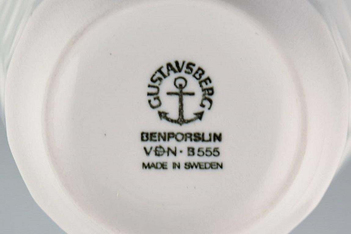 Wilhelm Kåge For Gustavsberg, Six Flower Pot Covers In Porcelain photo vinterior