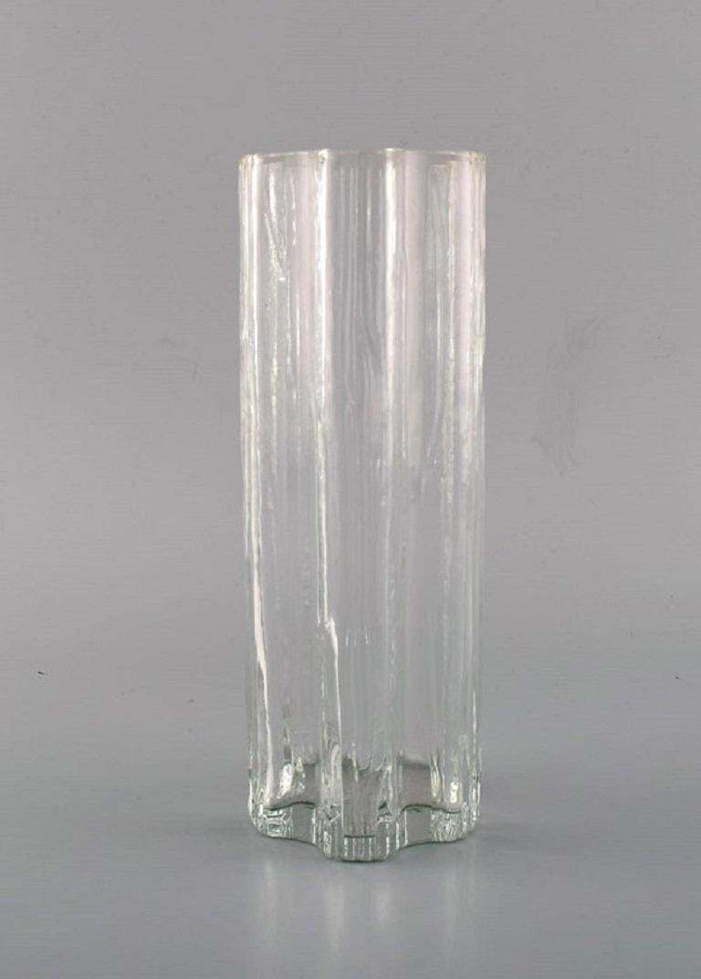 Stölzle Oberglas, Austria, 11 Vienna Vases In Clear Art Glass, 1980s photo for sale