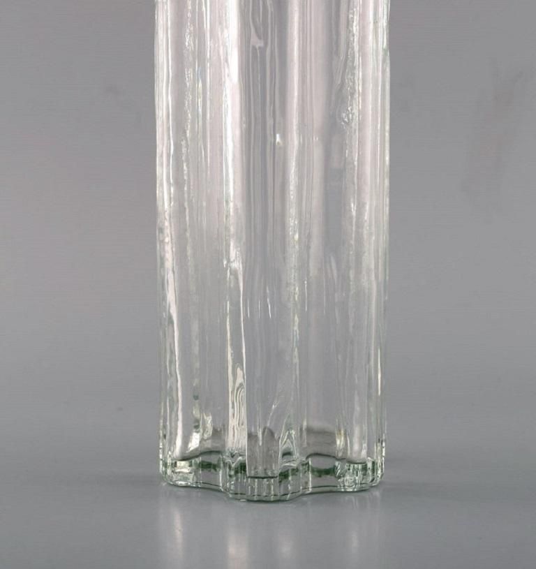Stölzle Oberglas, Austria, 11 Vienna Vases In Clear Art Glass, 1980s photo vinterior