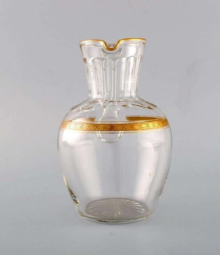 Baccarat, France, Art Deco Jug In Crystal Glass photo Home Decor