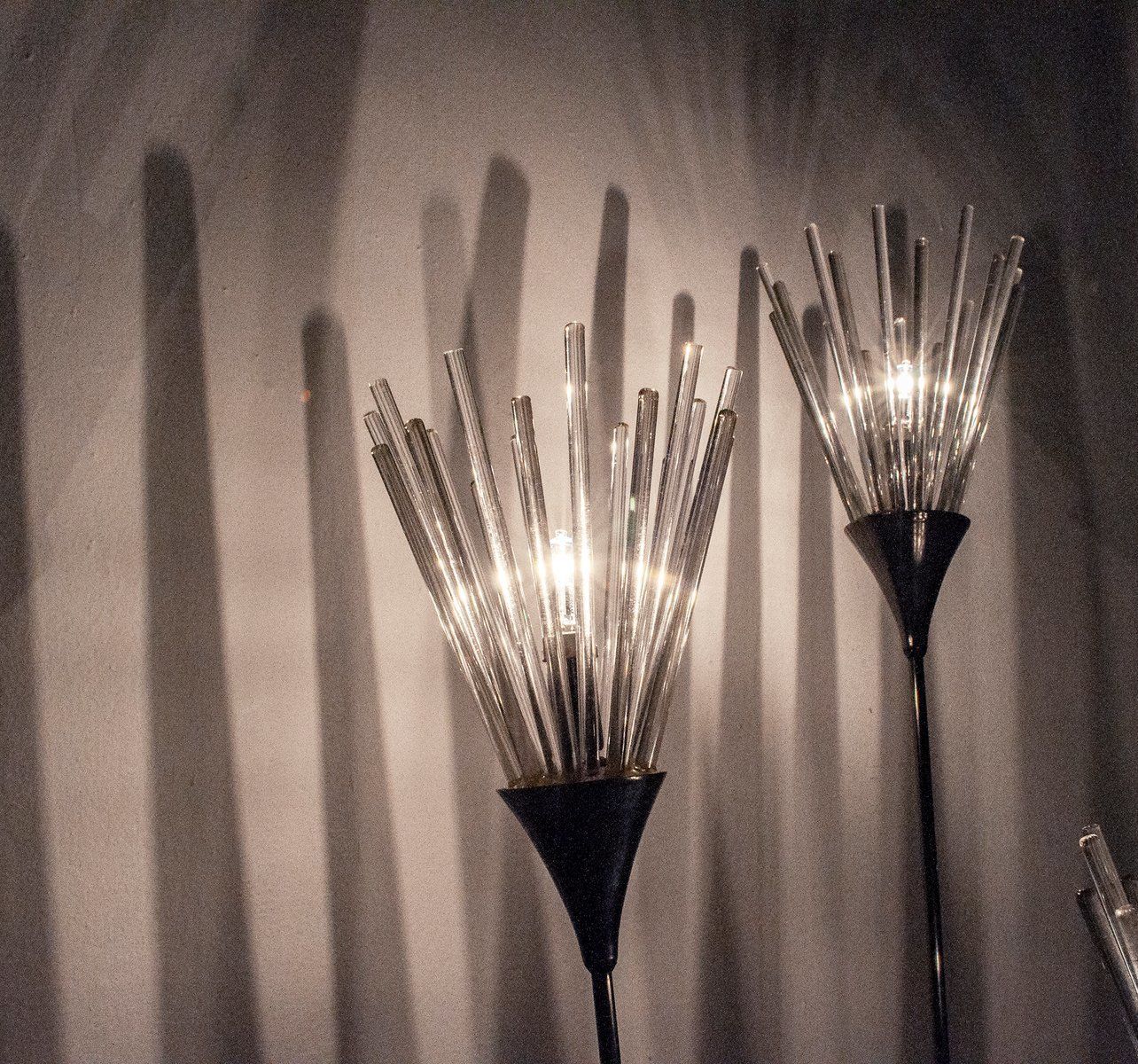 Drielamps Vloerlamp Van Metaal, Italië, Jaren 1980 photo 1285.44
