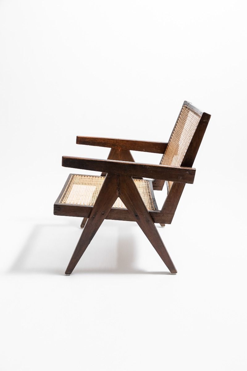 "Easy Chair" In Sissoo By Pierre Jeanneret C.1955 photo for sale