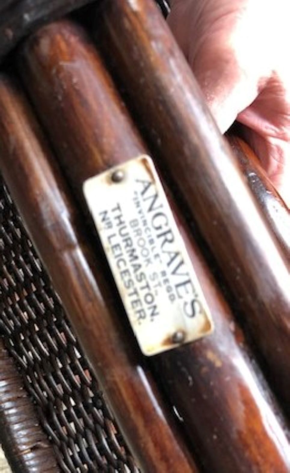 photo for sale Mid Cent Rattan Dining Table & 6 X Chippendale Style Dining Chairs, Angraves 1970s