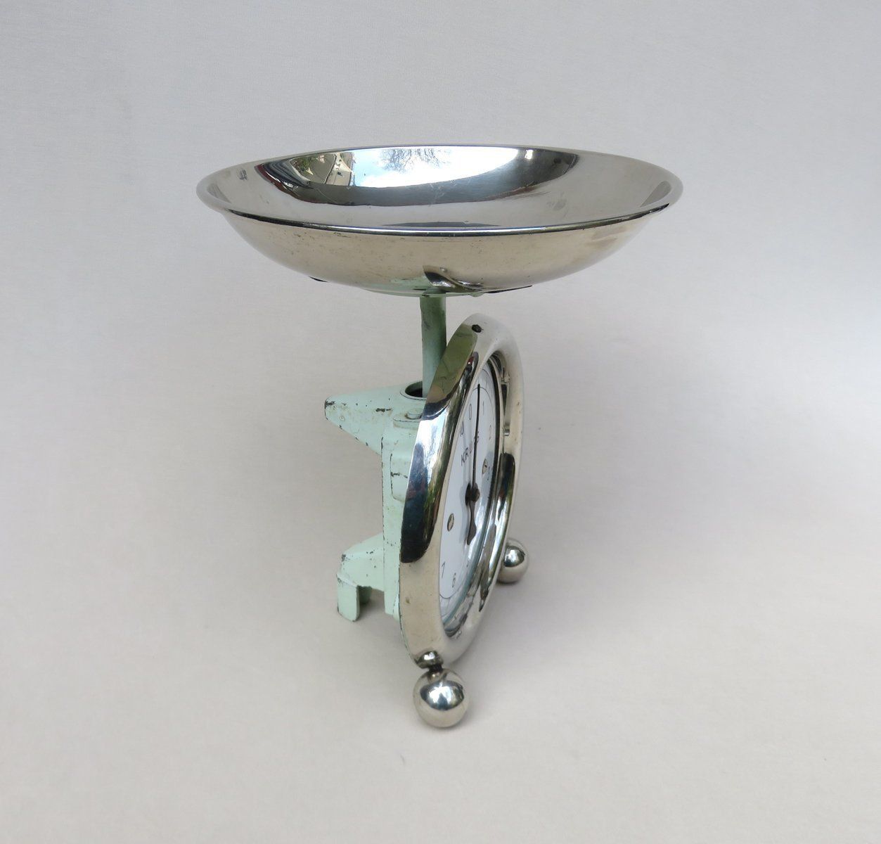 Bauhaus Chrome Plated Kitchen Scale From Krups photo for sale