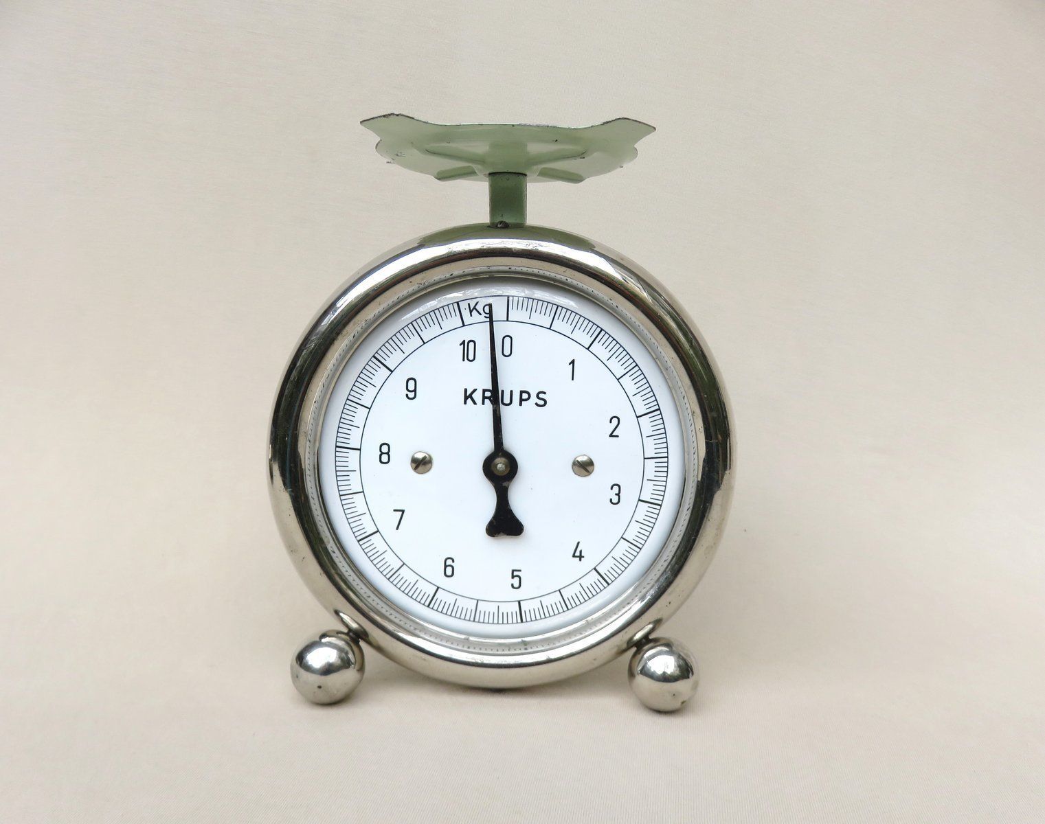 Bauhaus Chrome Plated Kitchen Scale From Krups photo buy