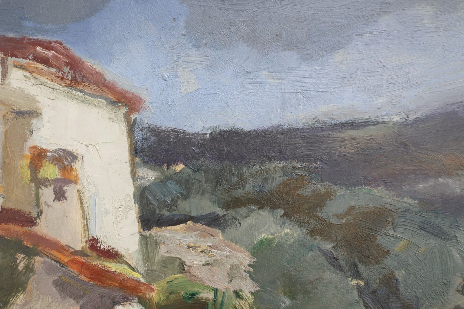 'The Valley In Biot Côtes D'azur' By Lucien Martial (Circa 1960s) photo vinterior