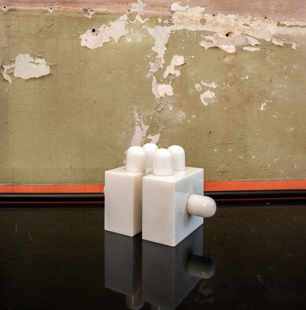 Carrara Marble Sculpture By Jean Jacques Schnegg For Area Visual Art Research, 1970s
