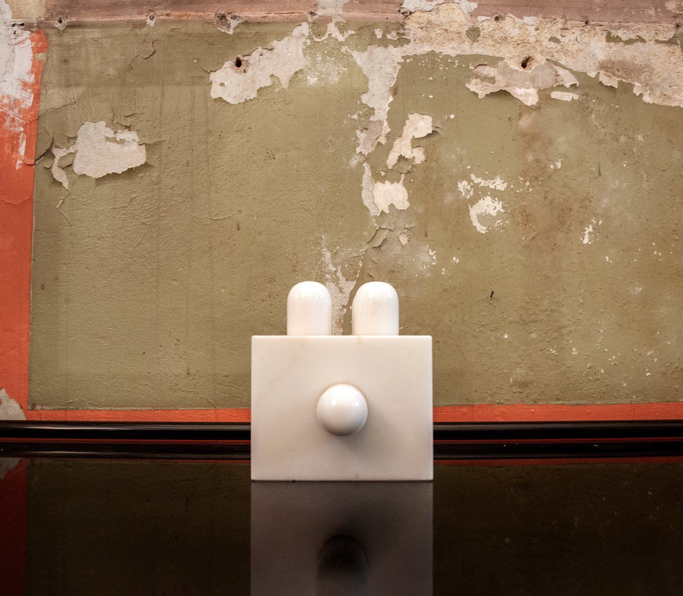 Carrara Marble Sculpture By Jean Jacques Schnegg For Area Visual Art Research, 1970s photo furniture