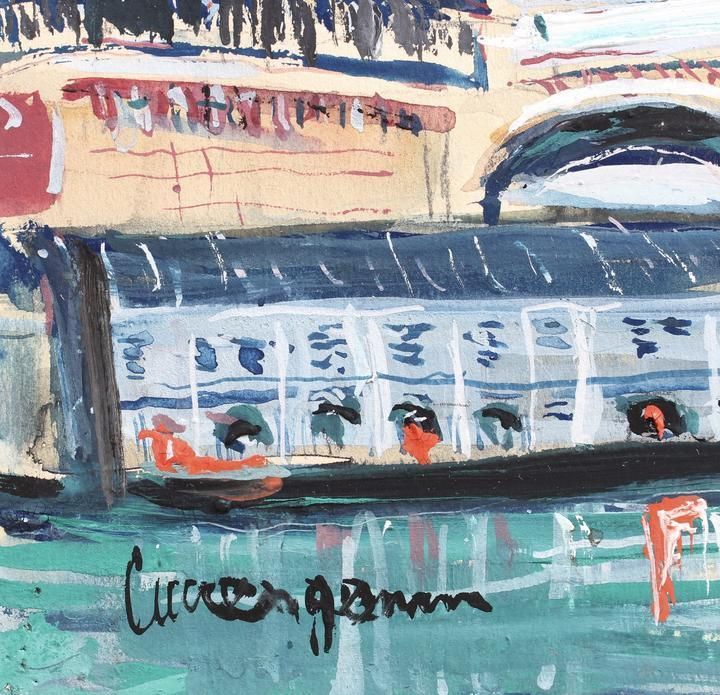 photo vinterior Le Pont Neuf Paris By Lucien Génin (Circa 1930s)