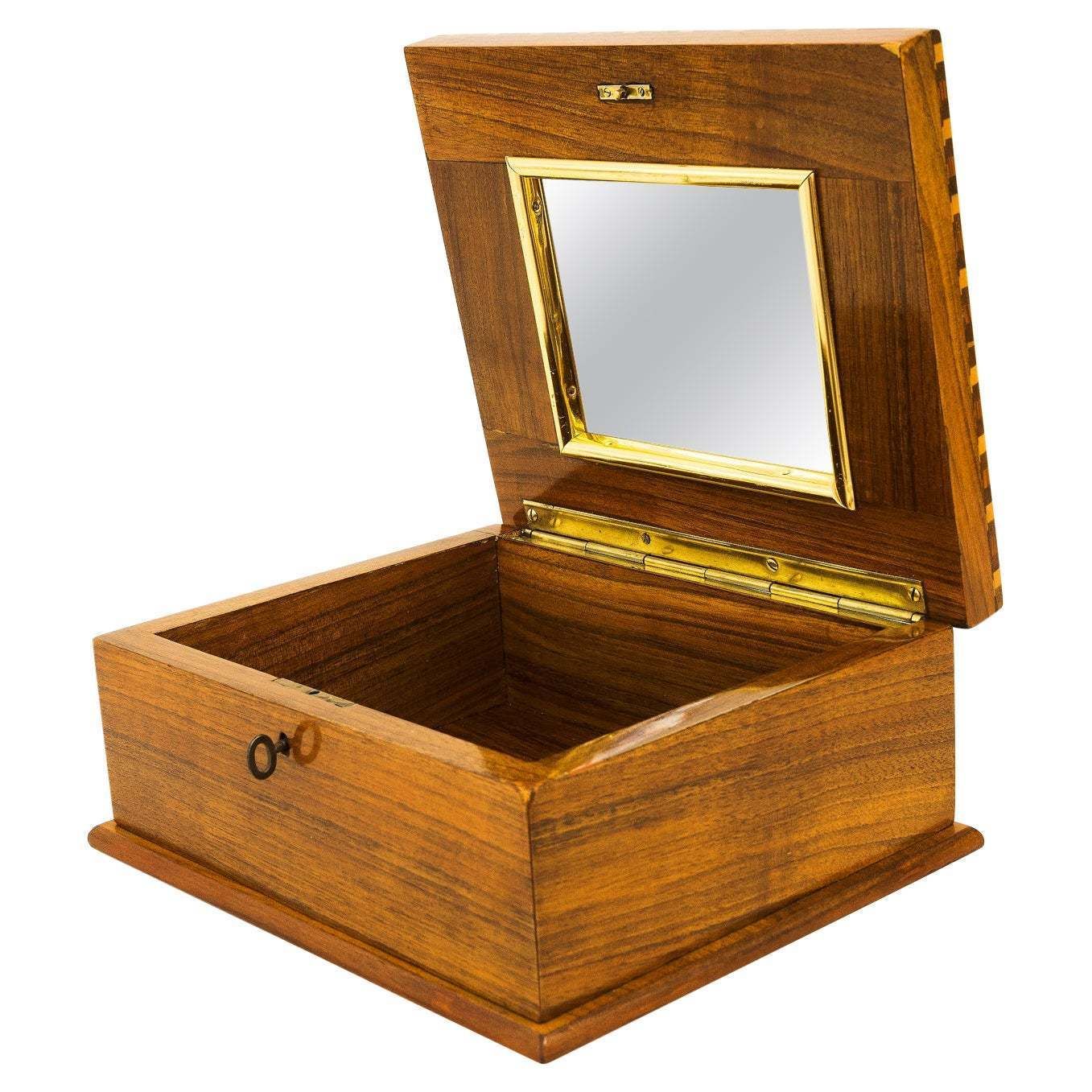 Jewelry Box Circa 1950s, Brass photo furniture