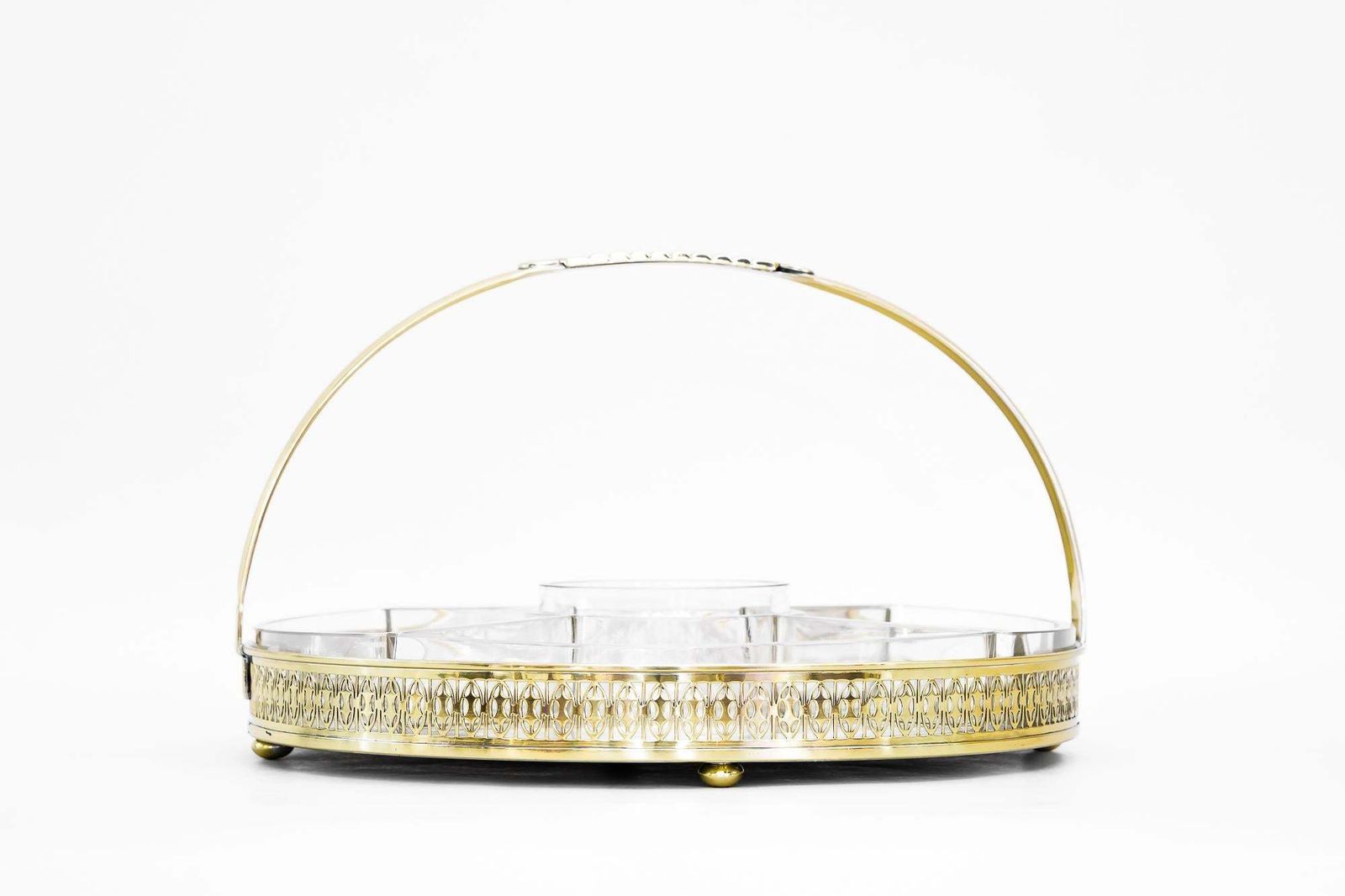 Art Deco Centerpiece With 5 Glass Parts Vienna Around 1910s photo furniture