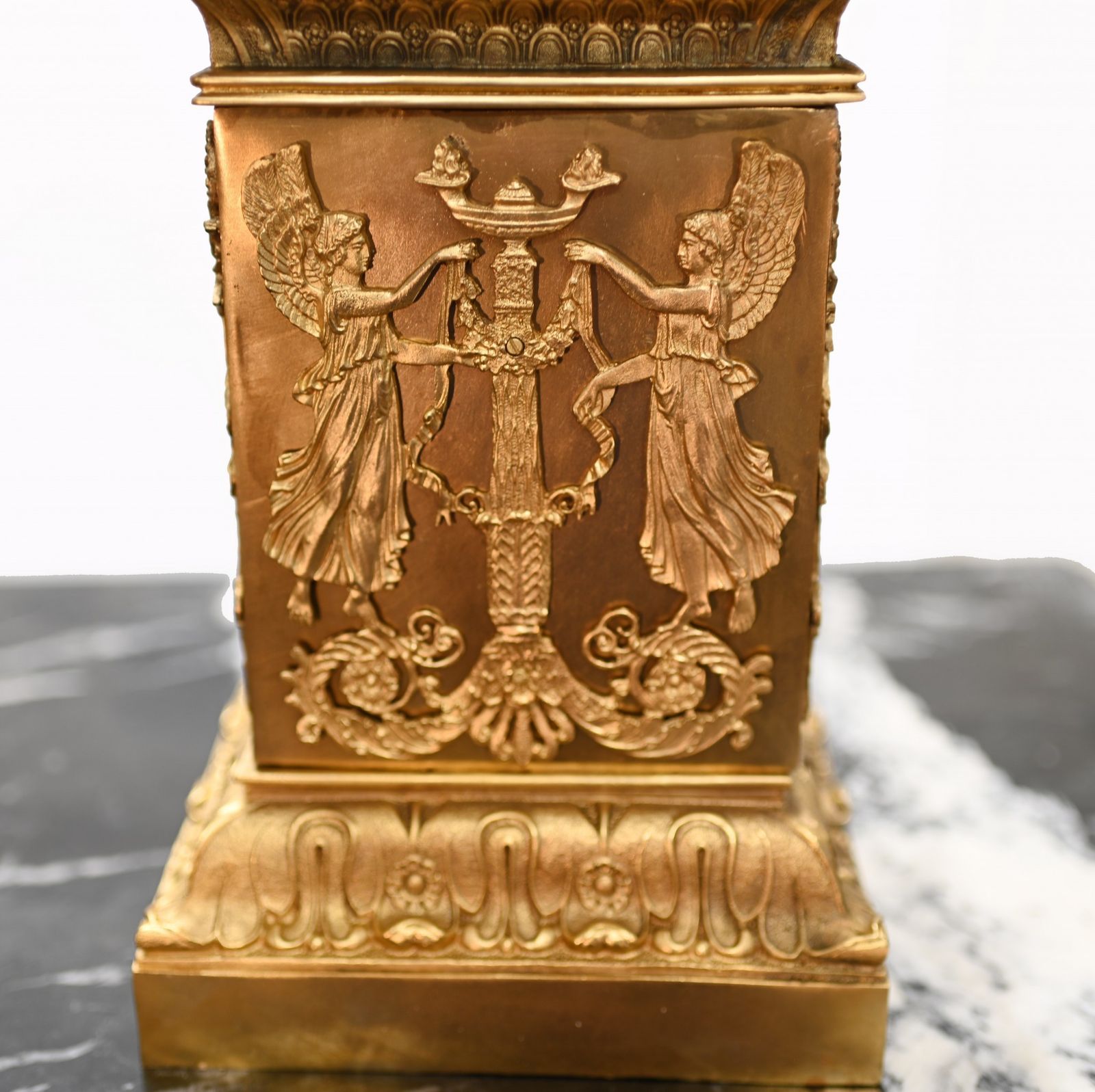 Pair Bronze Maiden Candelabras Clodion Ormolu Classical photo Home Decor