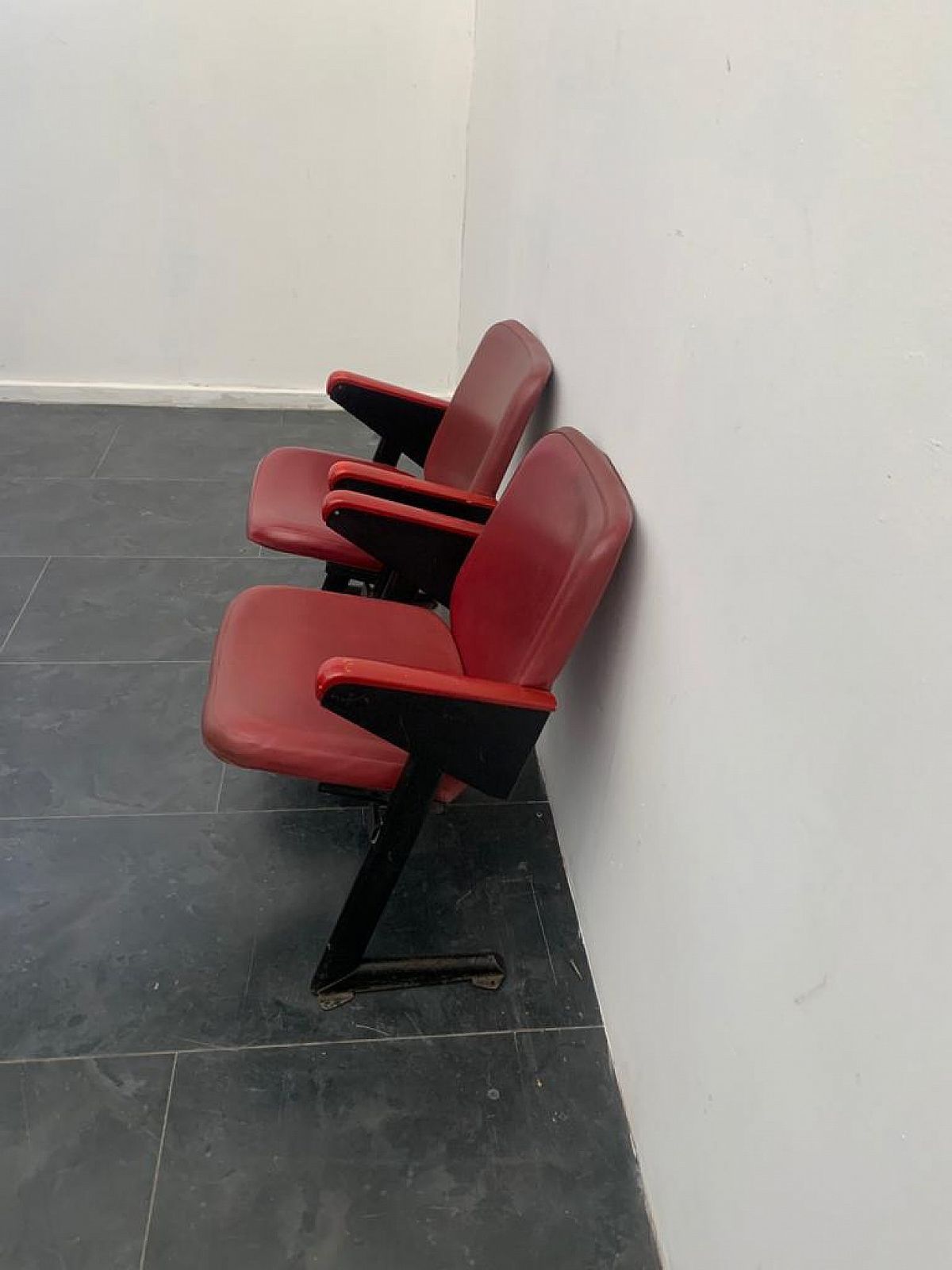 Pair Of Cinema Armchairs By Rima 70s photo for sale