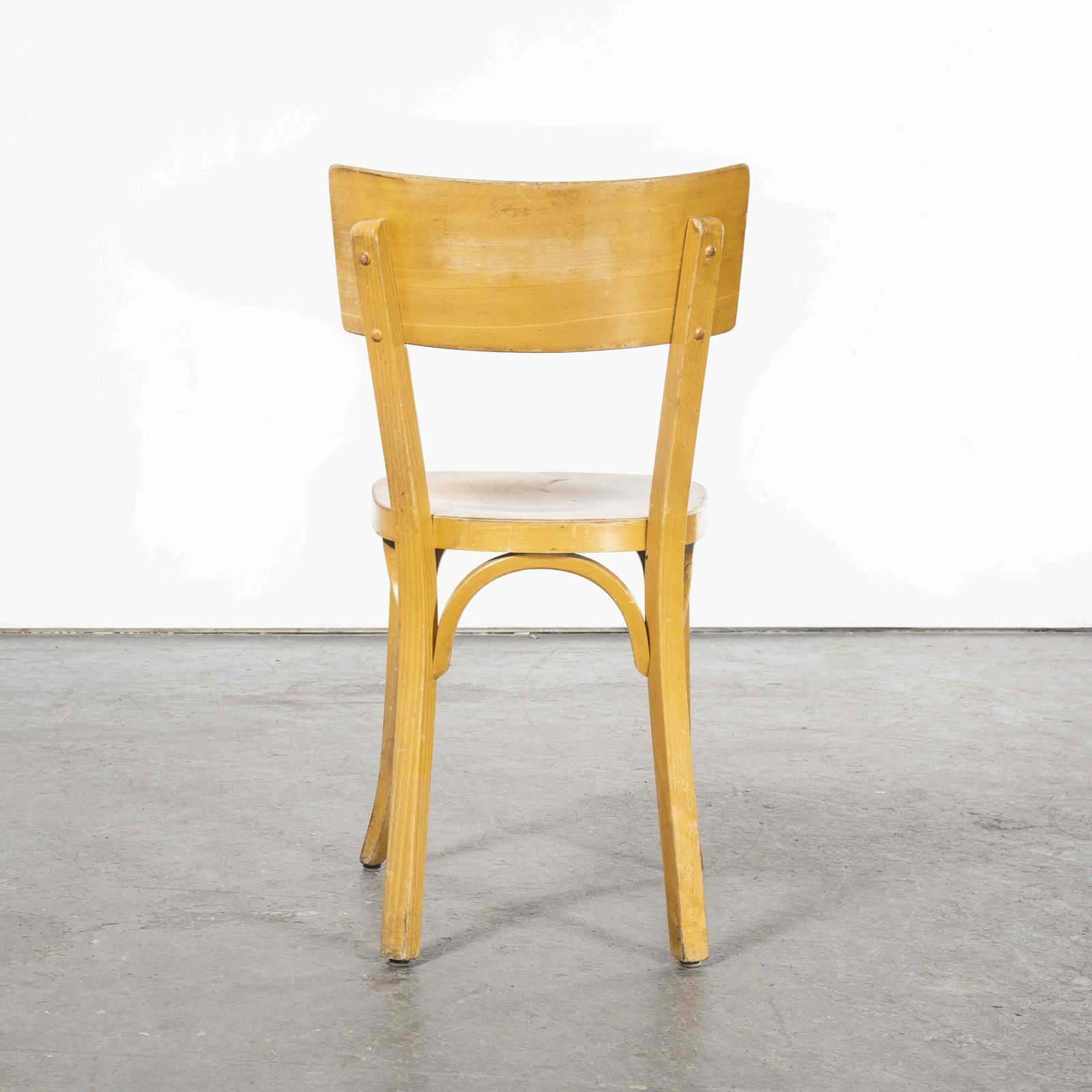 photo furniture 1950’s French Baumann Blonde Beech Bentwood Dining Chairs – Set Of Eight