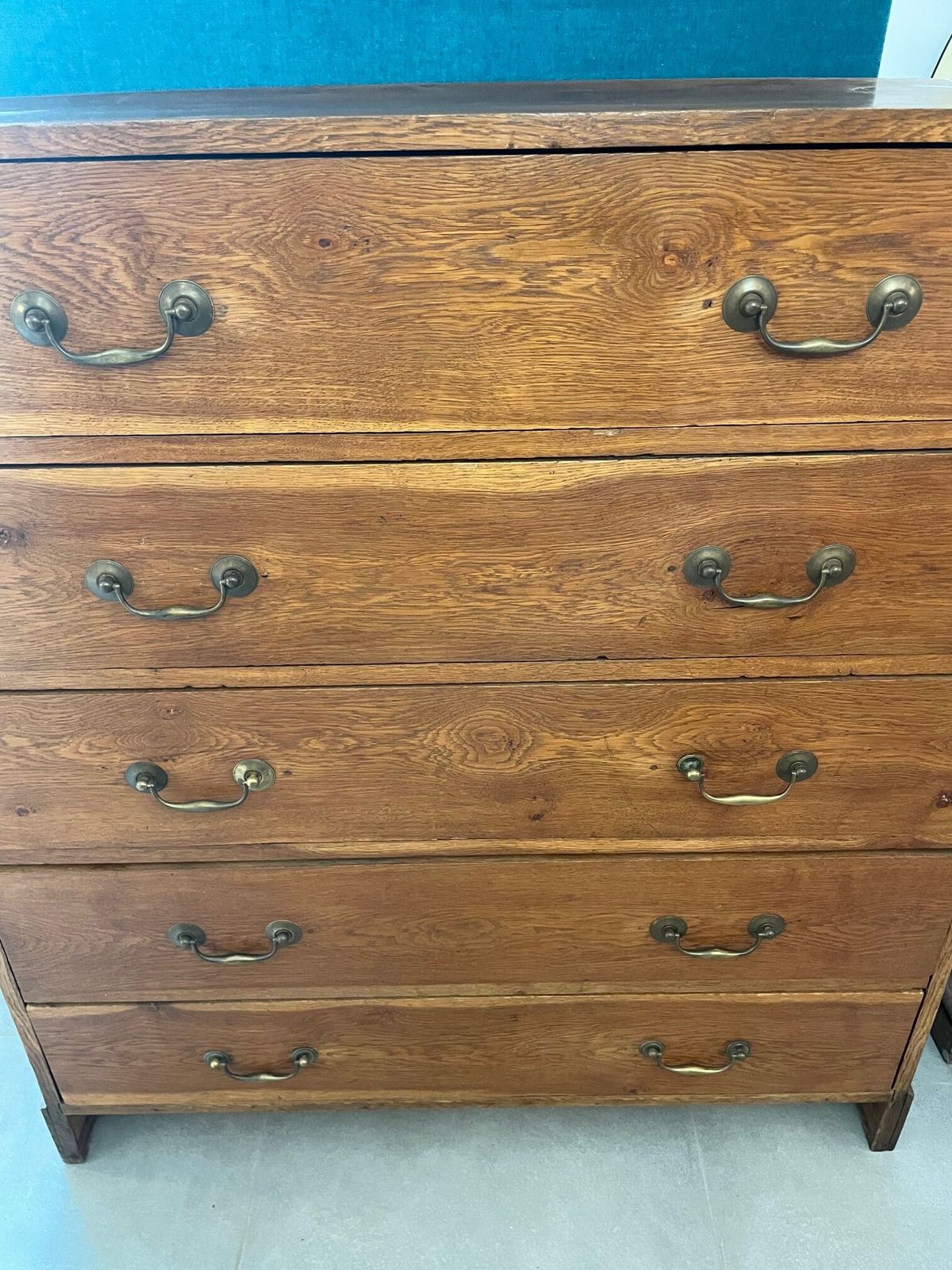 Oak Chest Of Drawers photo for sale