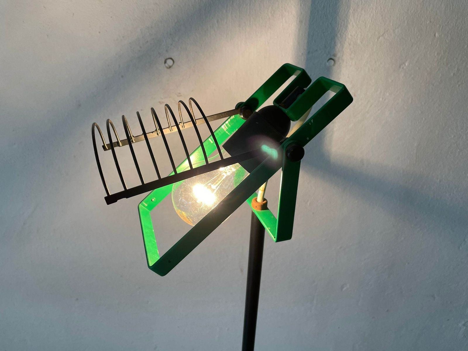 Rare Green Floor Lamp By Ernesto Gismondi For Artemide, 1970s, Italy photo vintage
