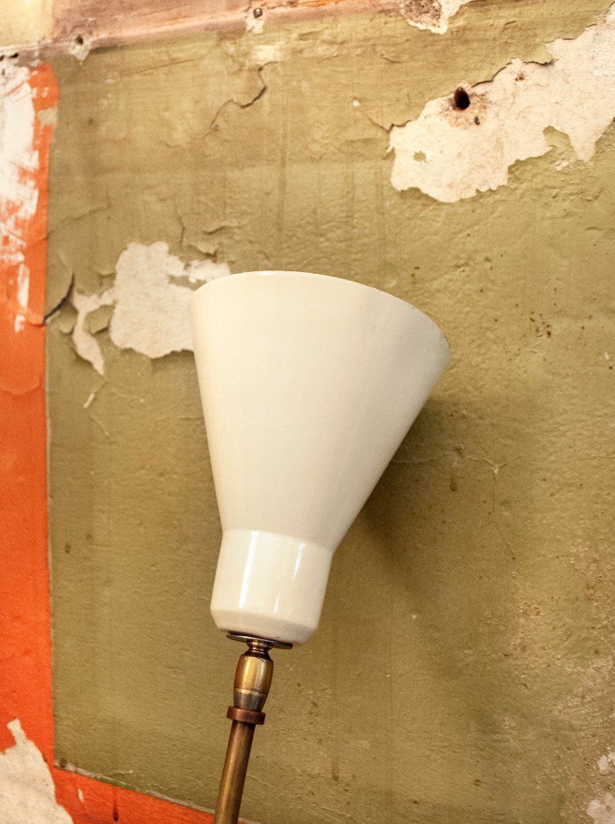 Wandlamp Van Messing, Ca. Jaren 1950, Aluminium photo for sale