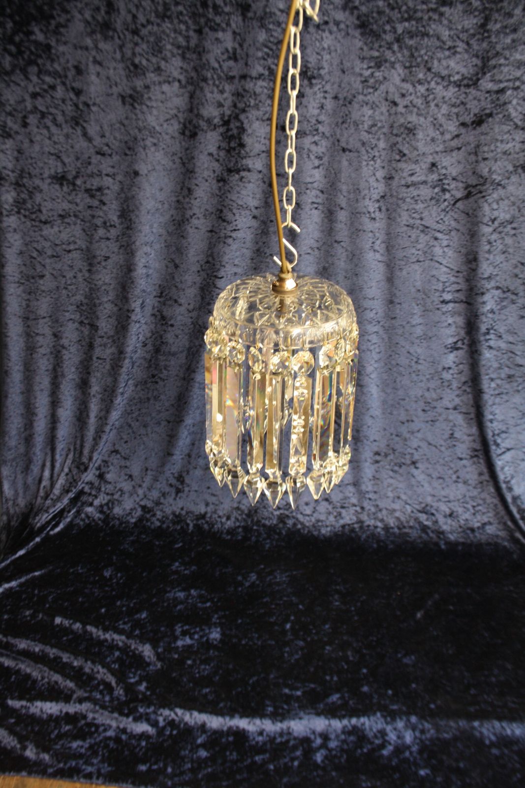 Early 20th Century Lustre Chandelier photo vintage
