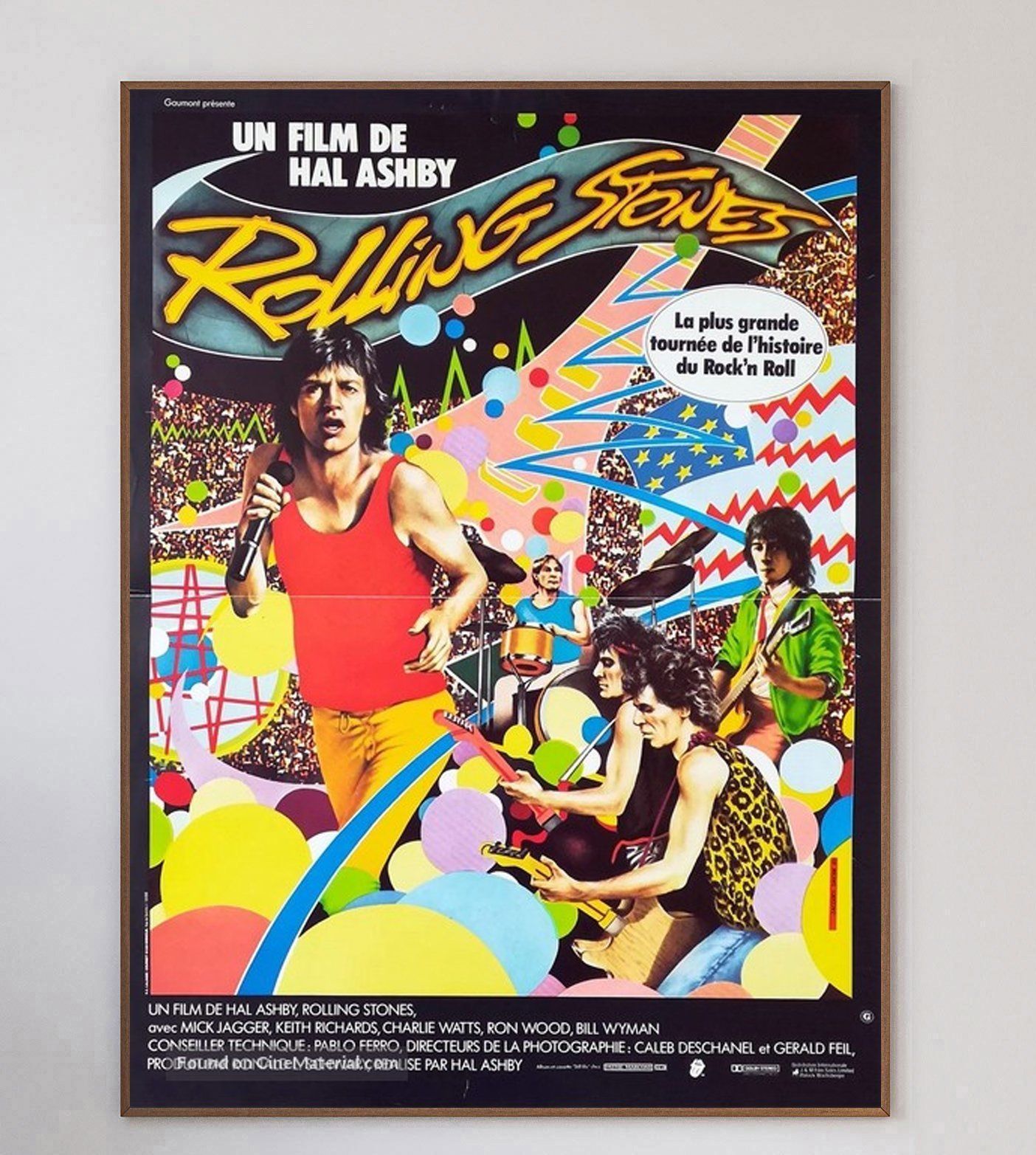 Rolling Stones   Let's Spend The Night Together (French) Original Vintage Poster photo 406.0