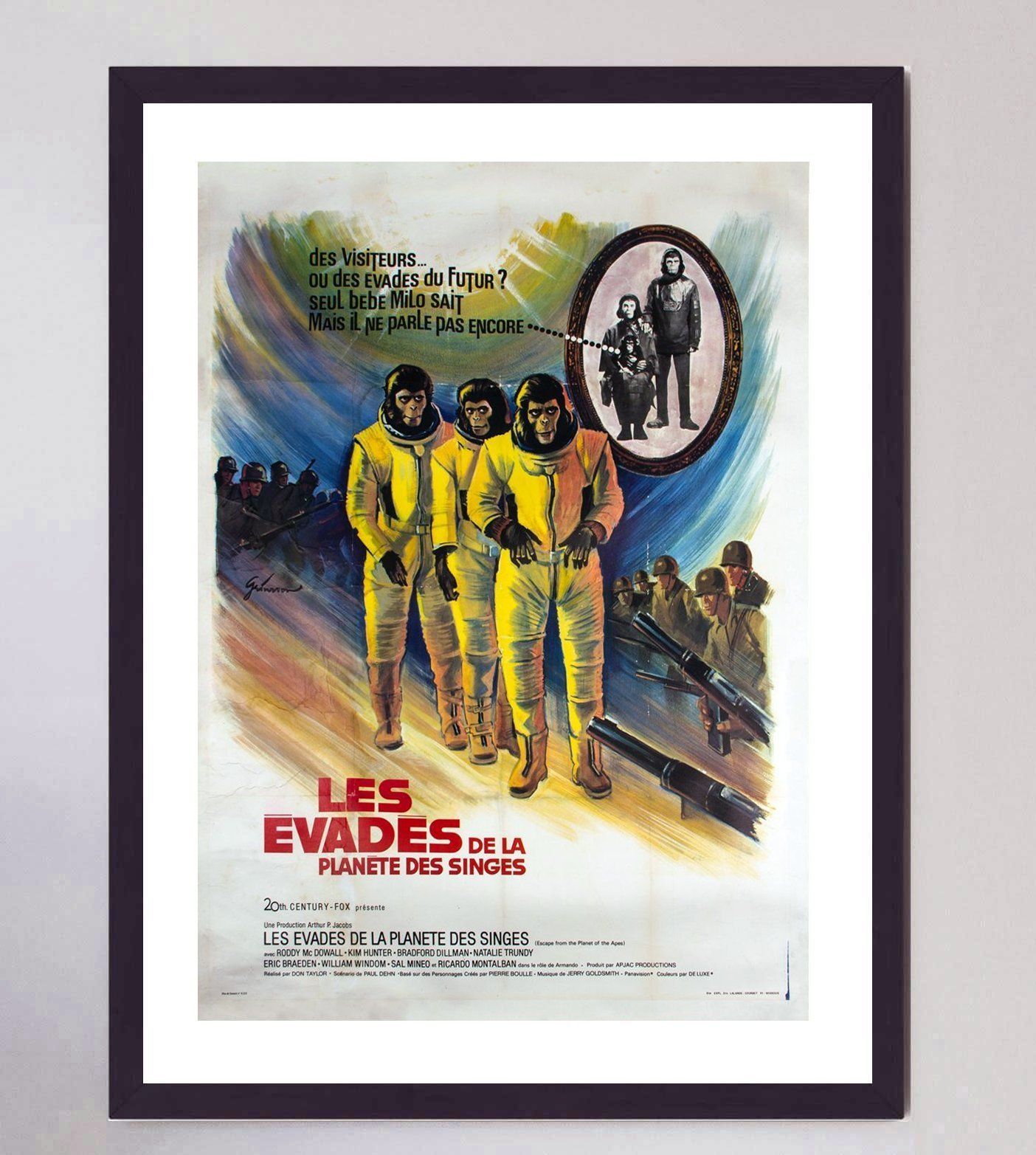 Escape From The Planet Of The Apes (French) Original Vintage Poster photo furniture