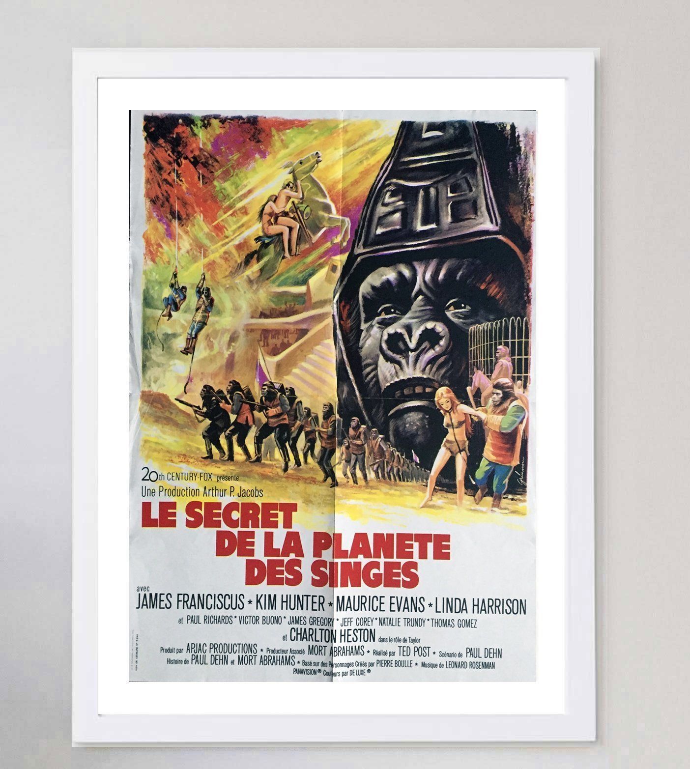 Beneath The Planet Of The Apes (French) Original Vintage Poster photo for sale